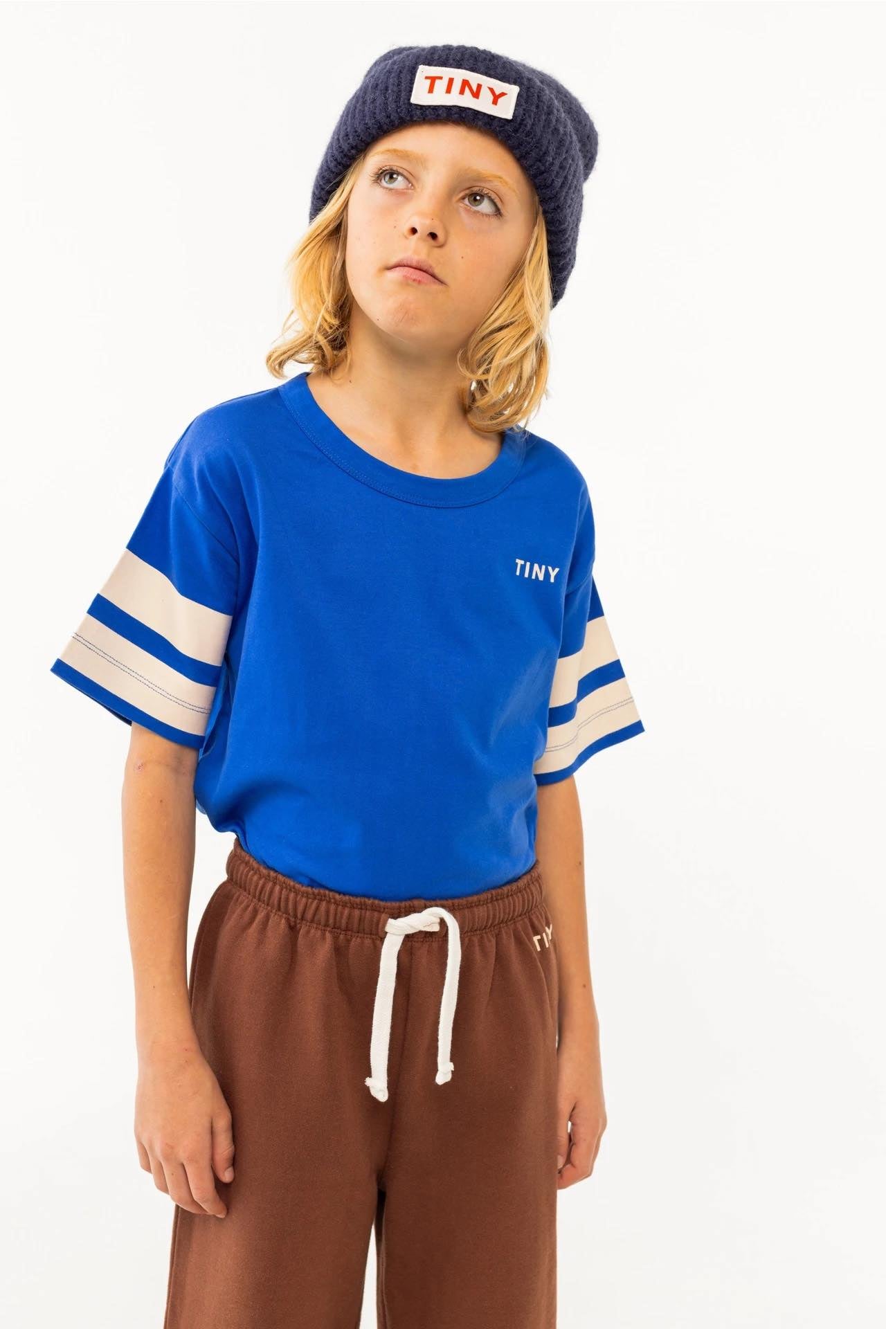 tiny cottons stripes tee - ultramarine