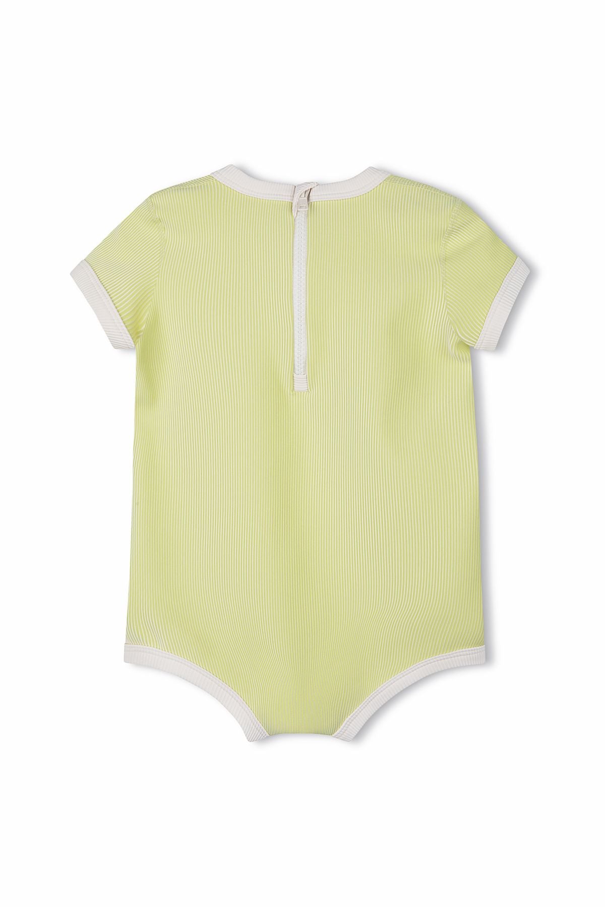 zulu & zephyr mini stripe rib infant onesie - citrus (PRE ORDER)