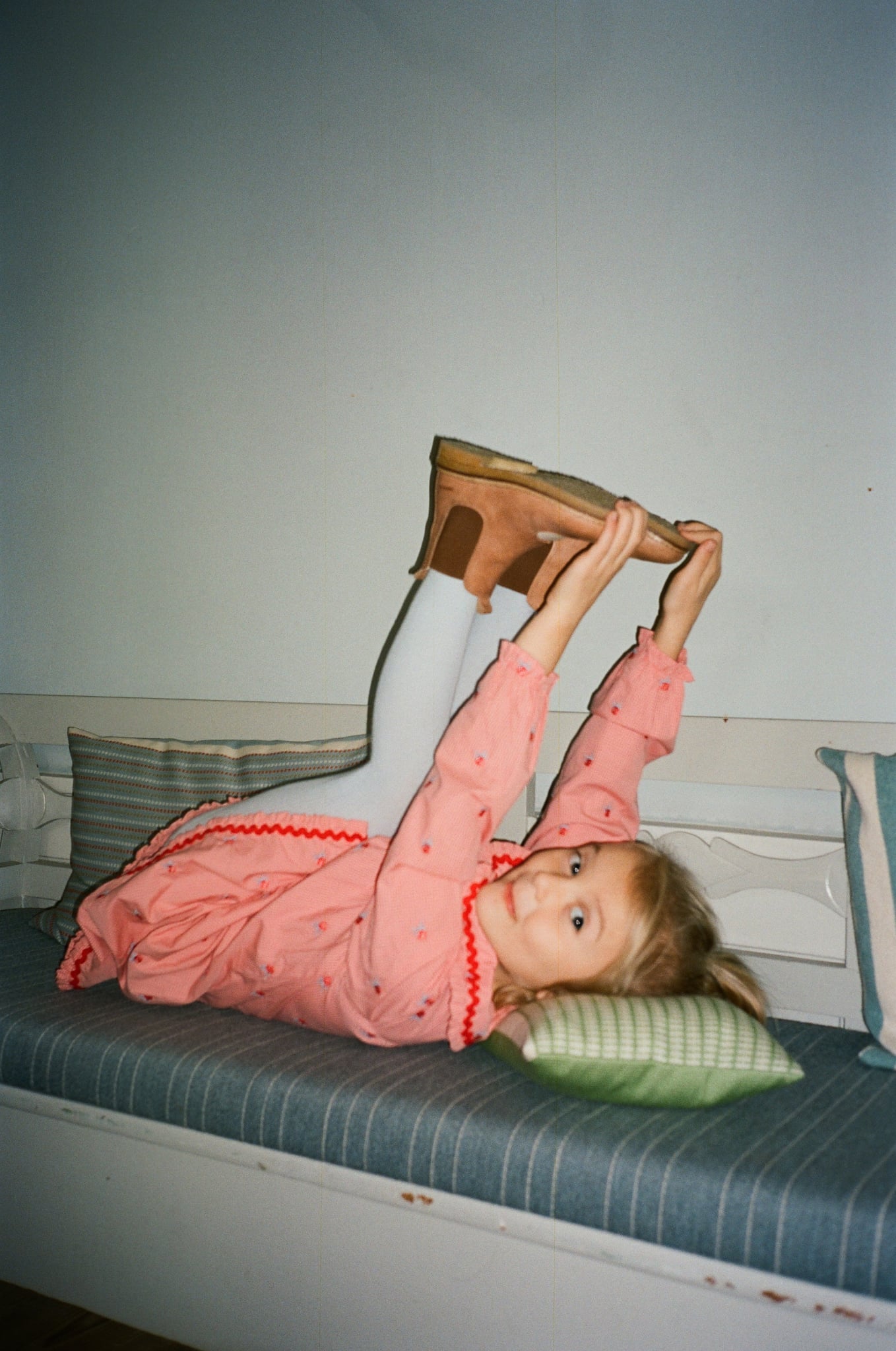 flöss sonja dress - pink rose gingham (pre order)