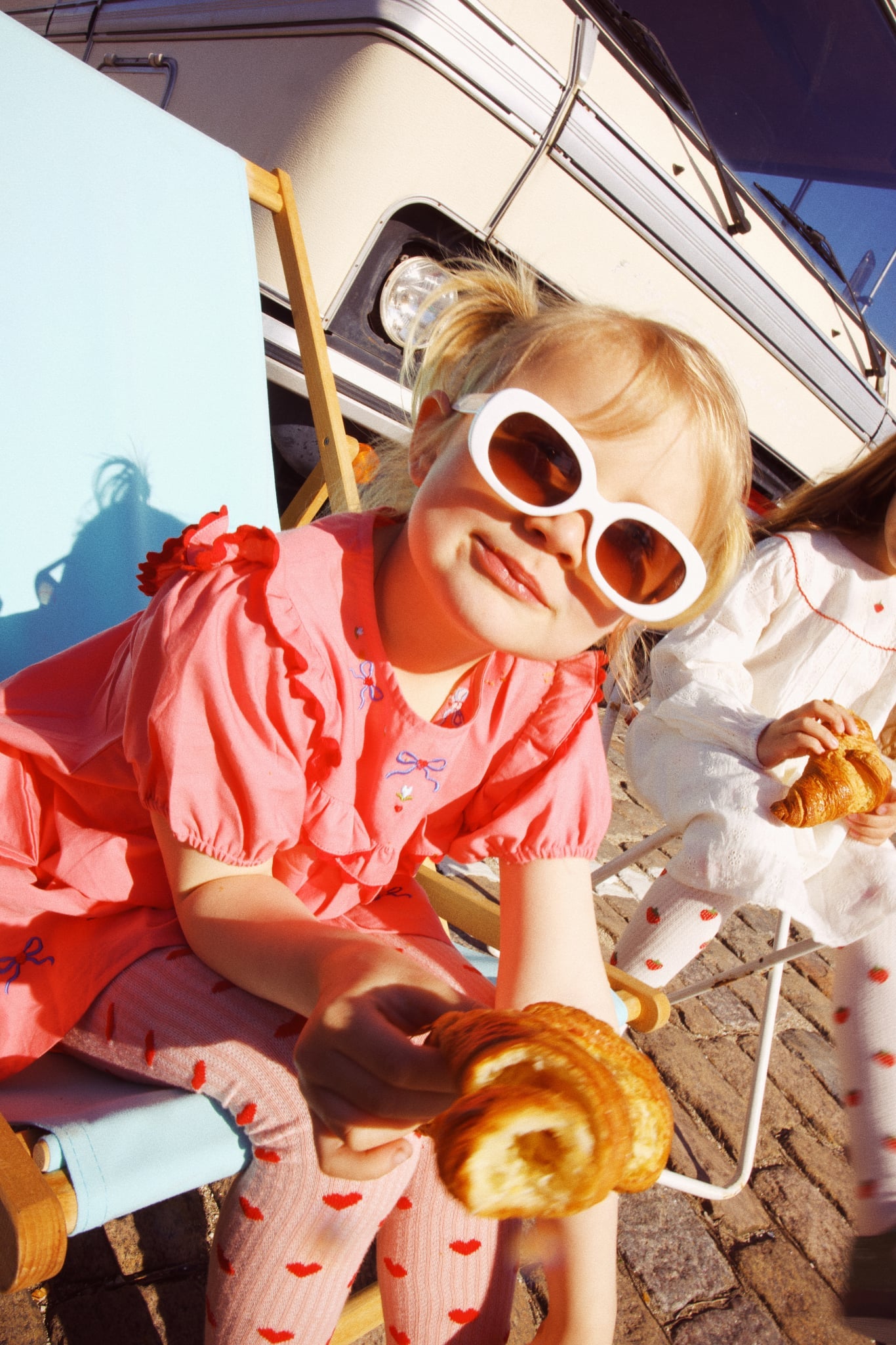 flöss vera tights 2 pack - violets & hearts