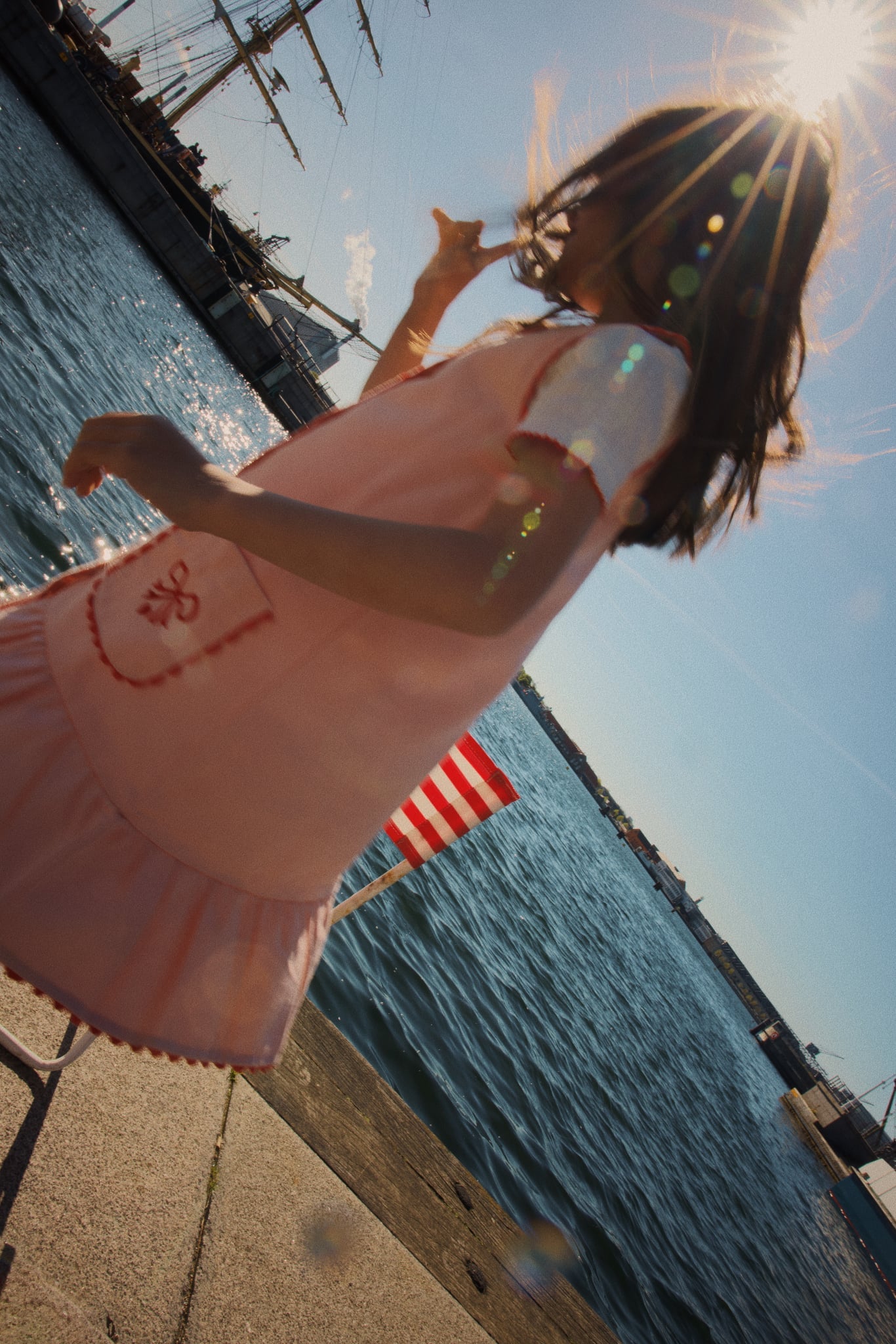 flöss elina dress - soft rose