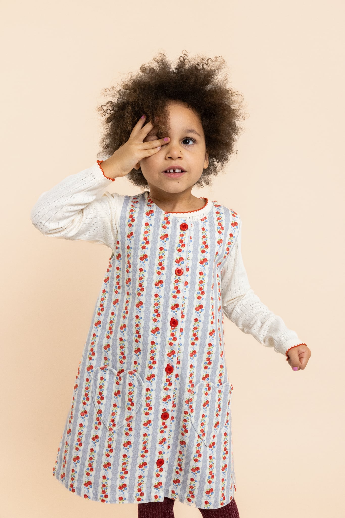 flöss aria dress - blue air rose (pre order)