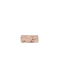 quincy mae knotted headband - blush