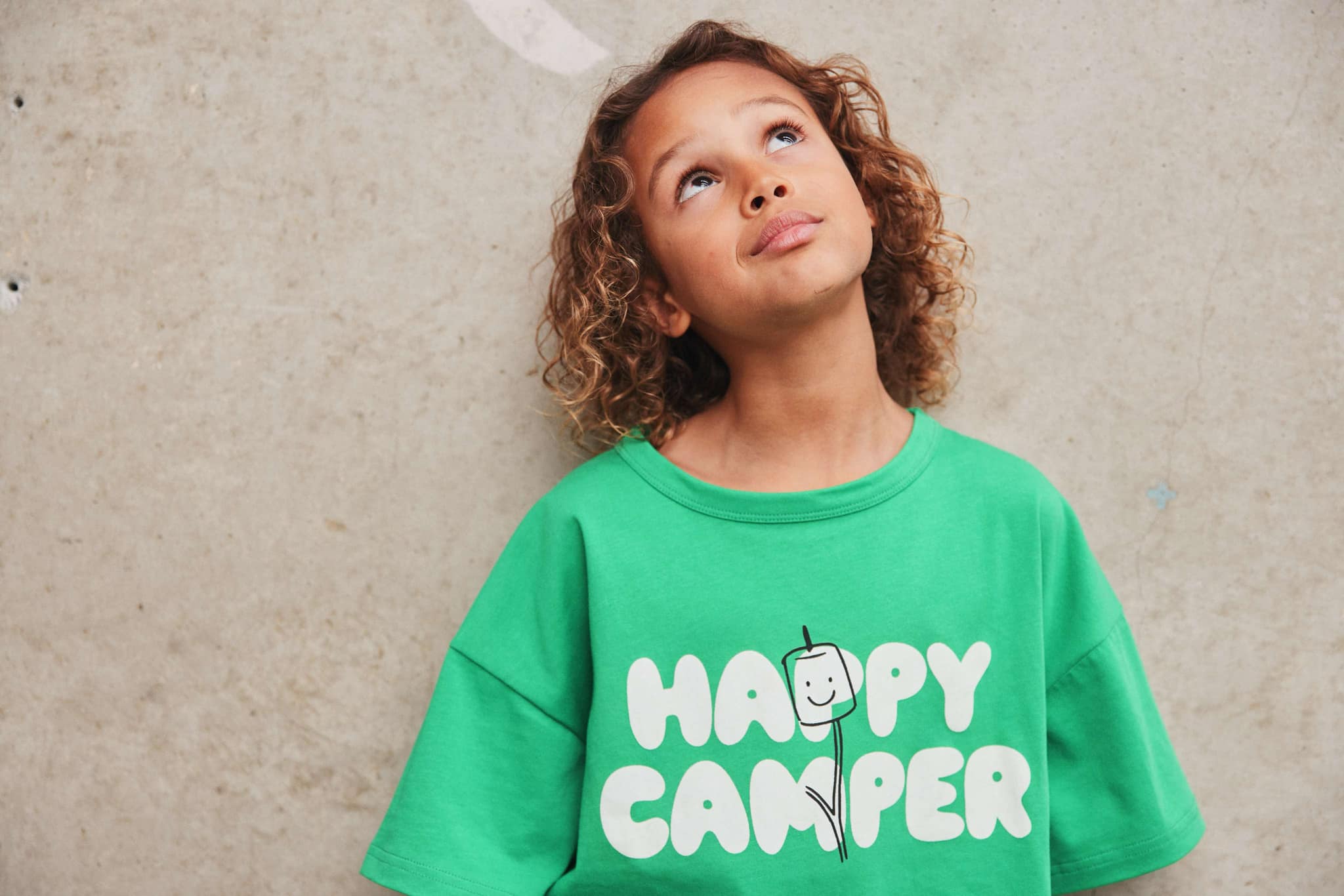 bbobbie the happy camper tee - green