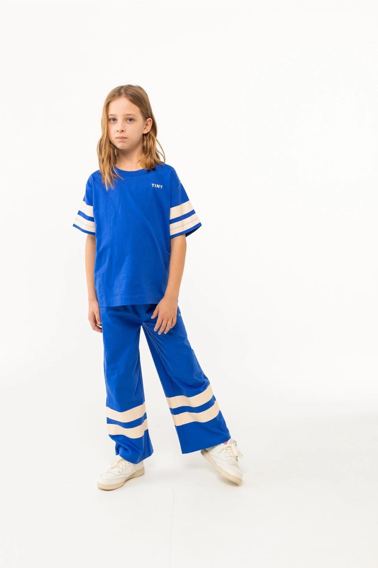 tiny cottons stripes tee - ultramarine