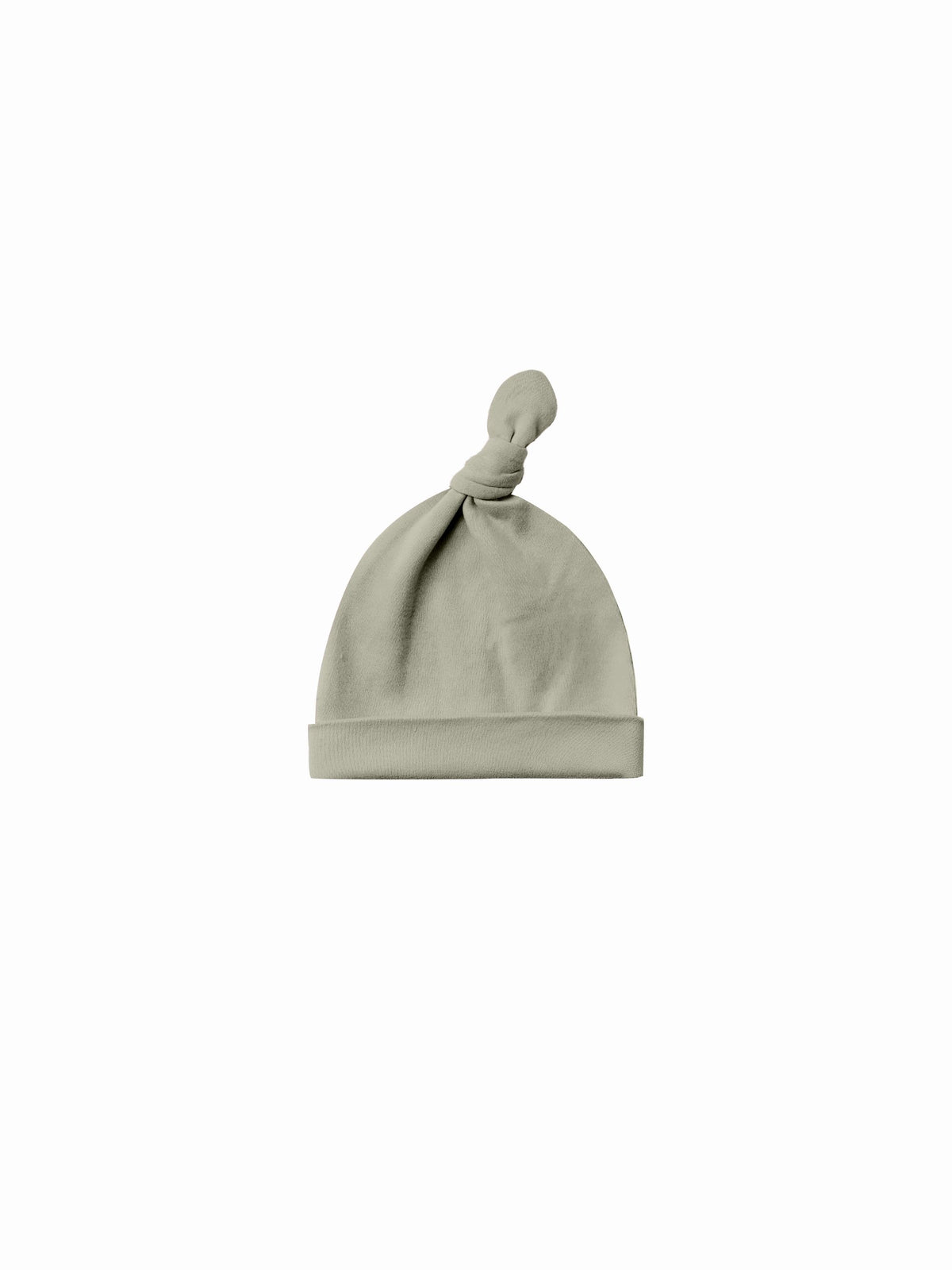 quincy mae knotted baby hat - sage