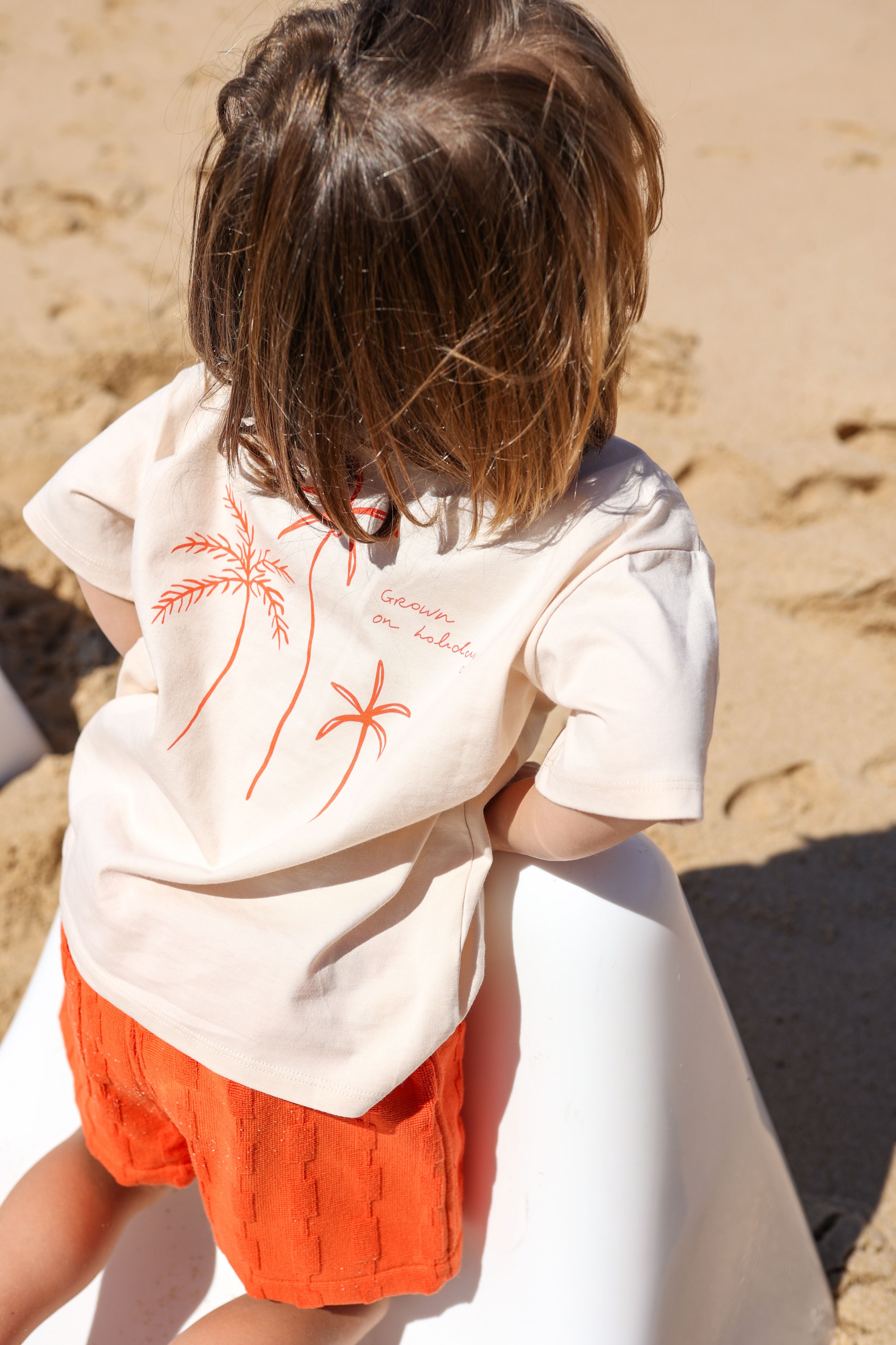 grown organic cotton everyday palm tee - dune