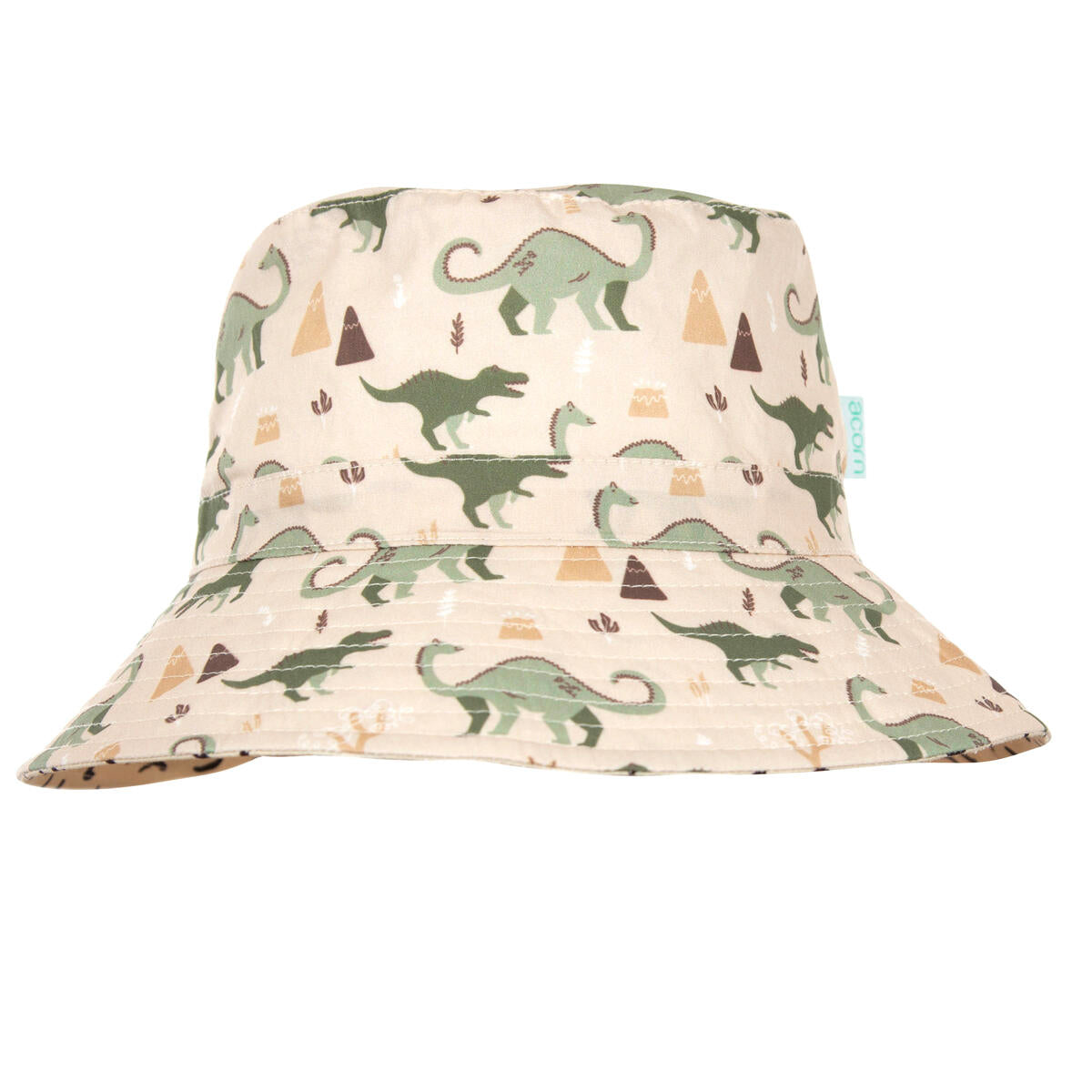 acorn kids dino delight brim bucket hat