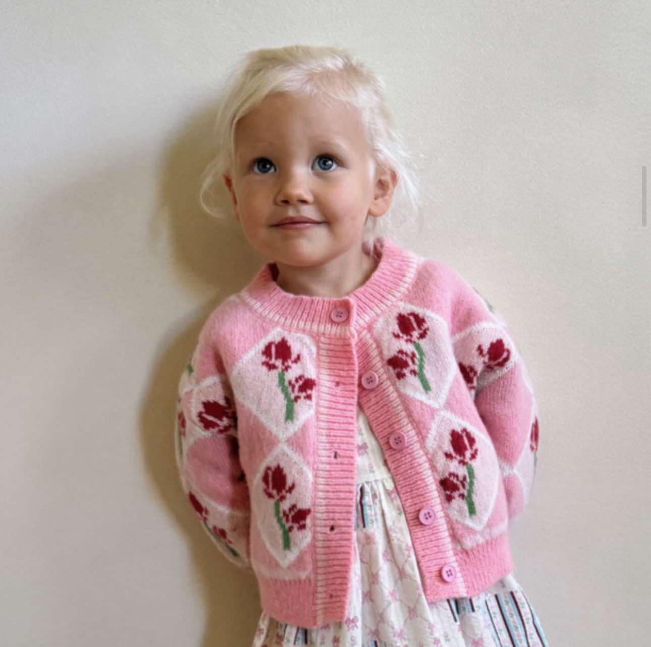 juni jnr rosie knit cardigan
