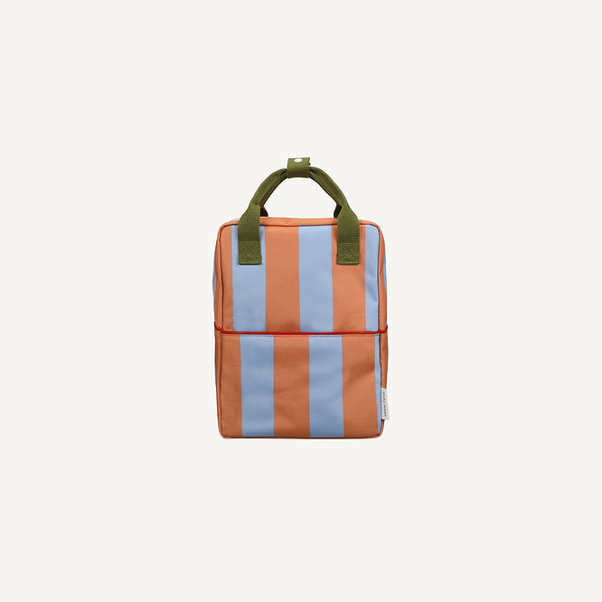 sticky lemon medium backpack - striped cloud + maple whirl
