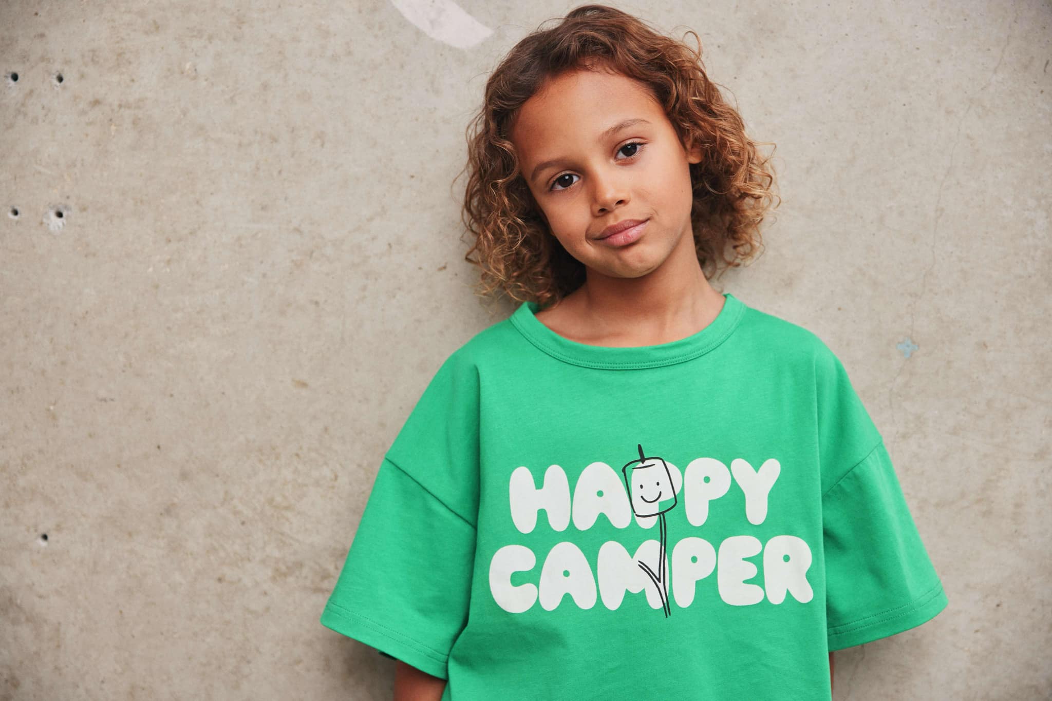 bbobbie the happy camper tee - green