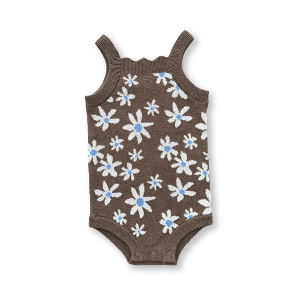 grown wild flower singletsuit - mud