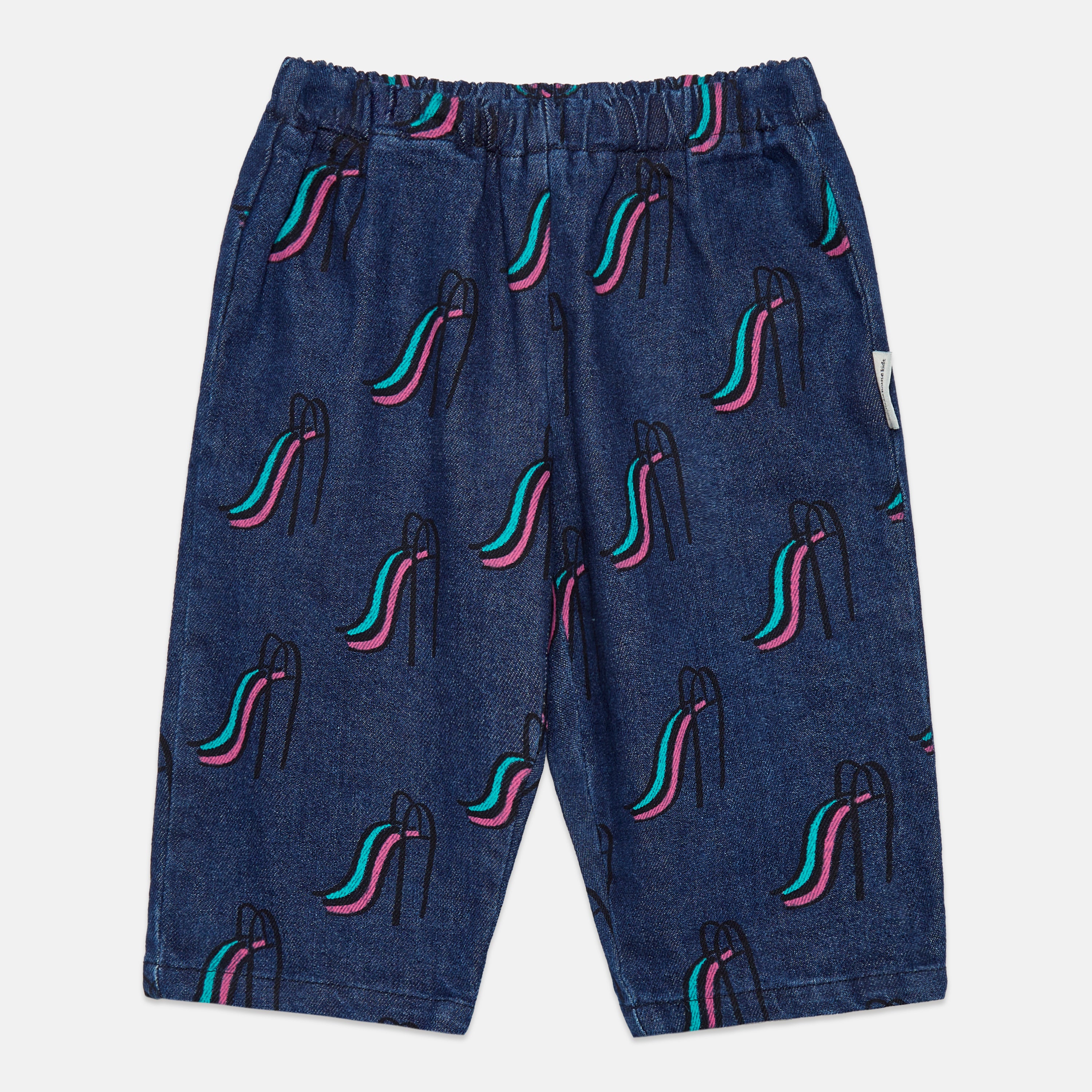 weekend house kids slides all over baby denim pants