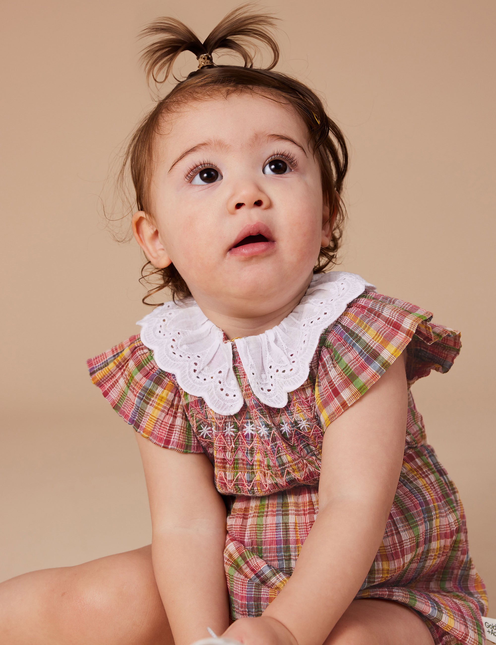 goldie + ace lani smocked romper - sweetie check