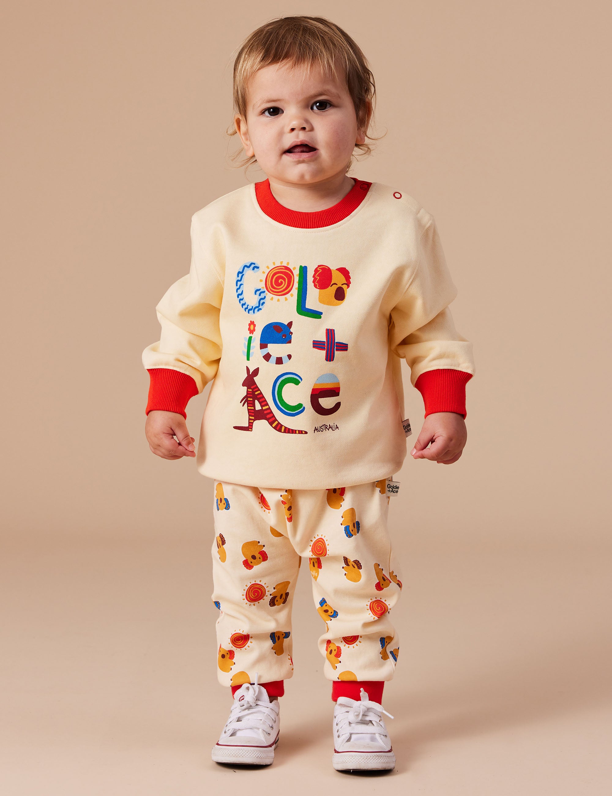 goldie + ace land down under sweater - vanilla