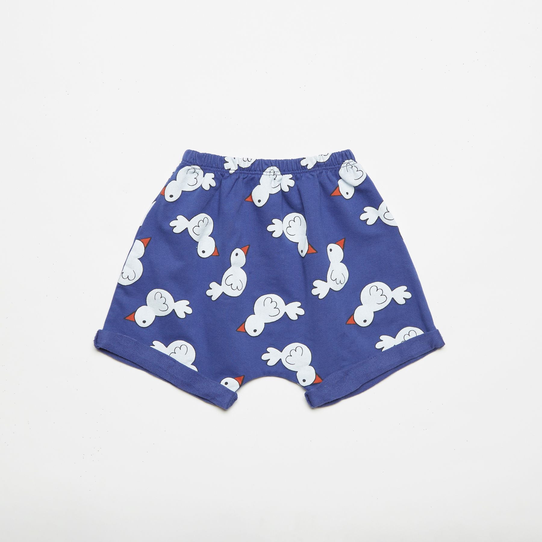 weekend house kids pio pio baby shorts - blue