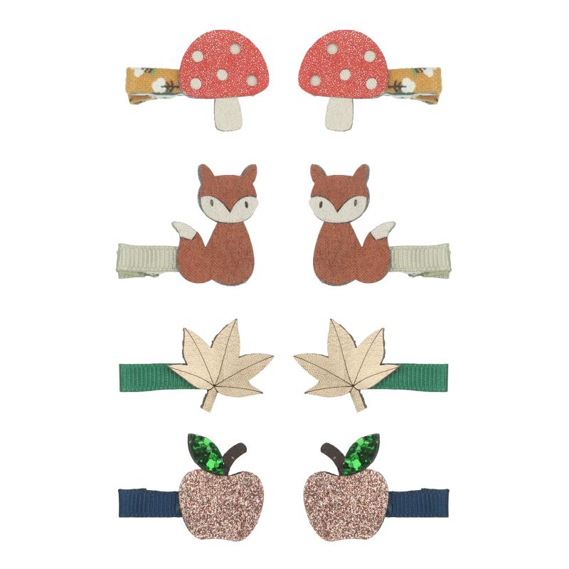 Mimi & Lula Autumn forest mini clips