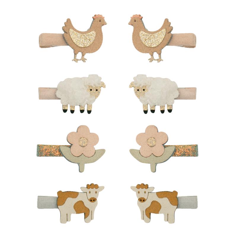 mimi & lula farm animal mini clips