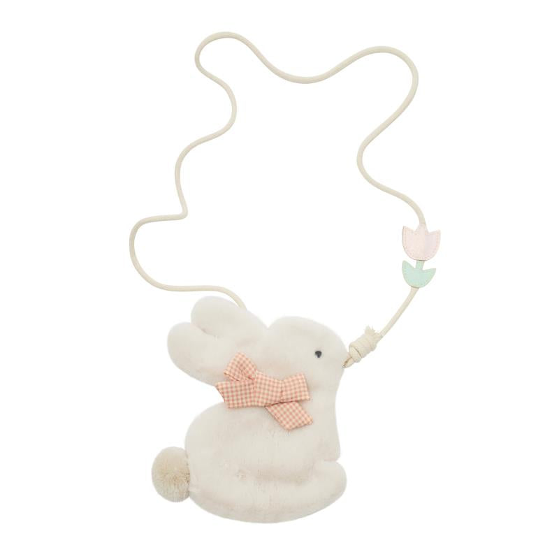mimi & lula fluffy bunny bag - cream