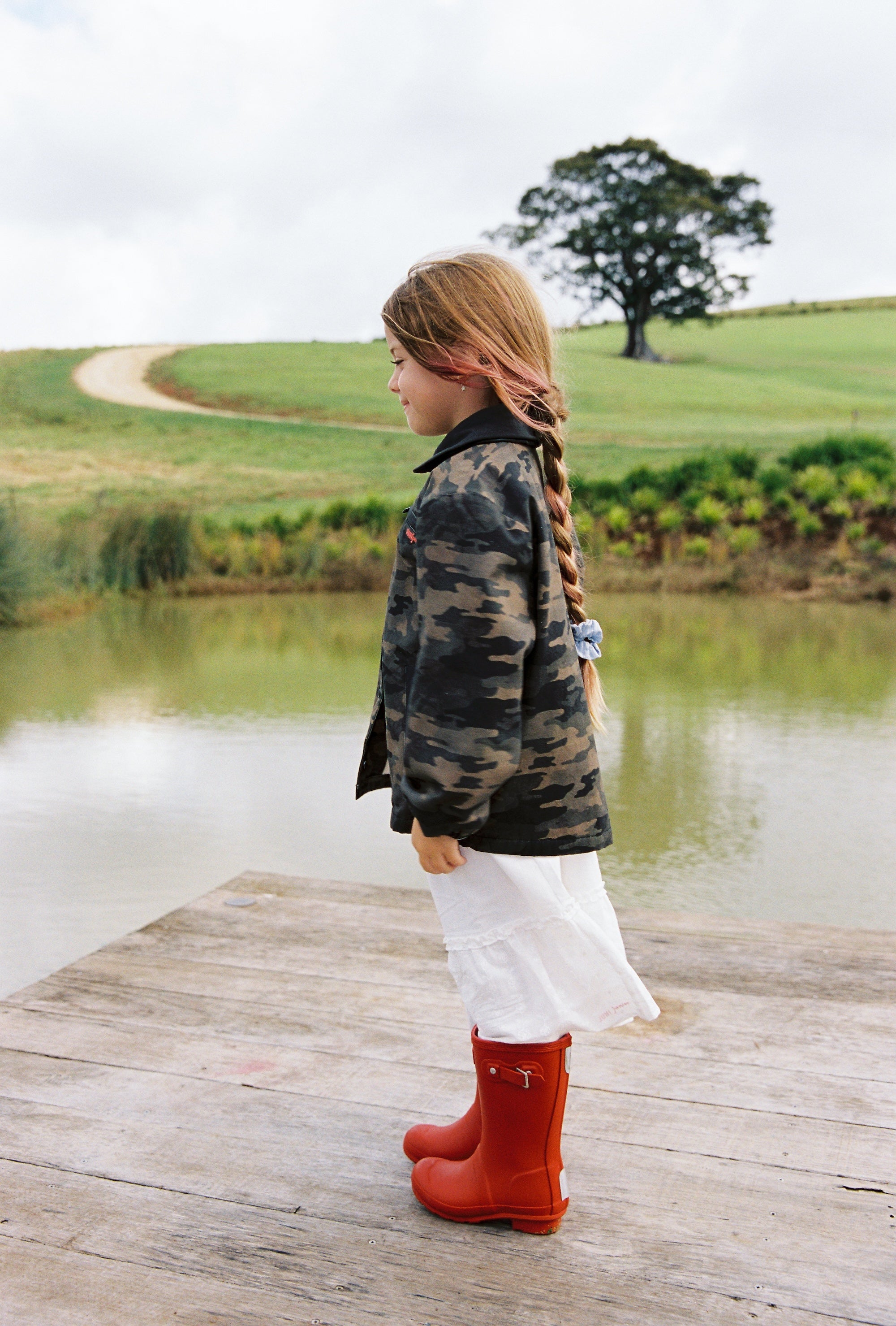 juni jnr rocky padded jacket - camo