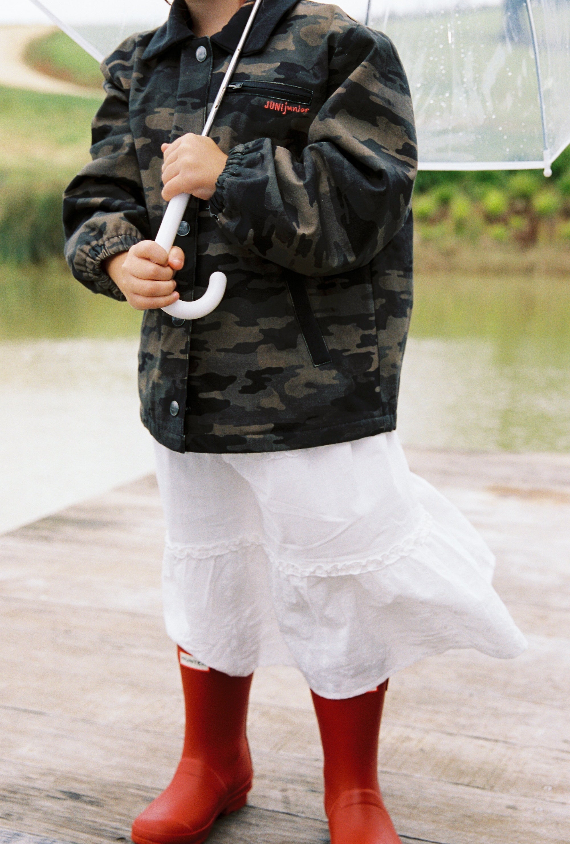 juni jnr rocky padded jacket - camo