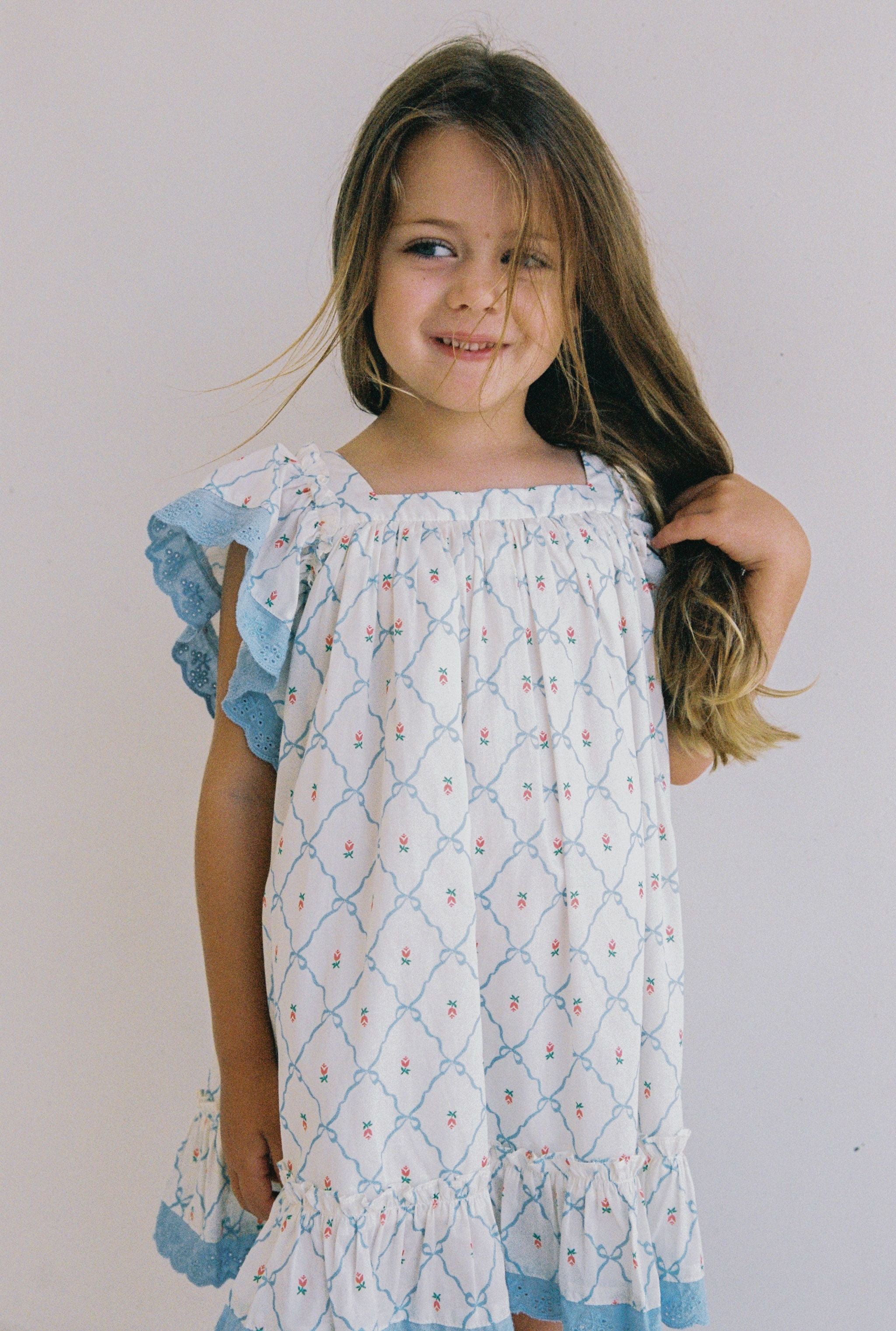 juni jnr florence dress - bows