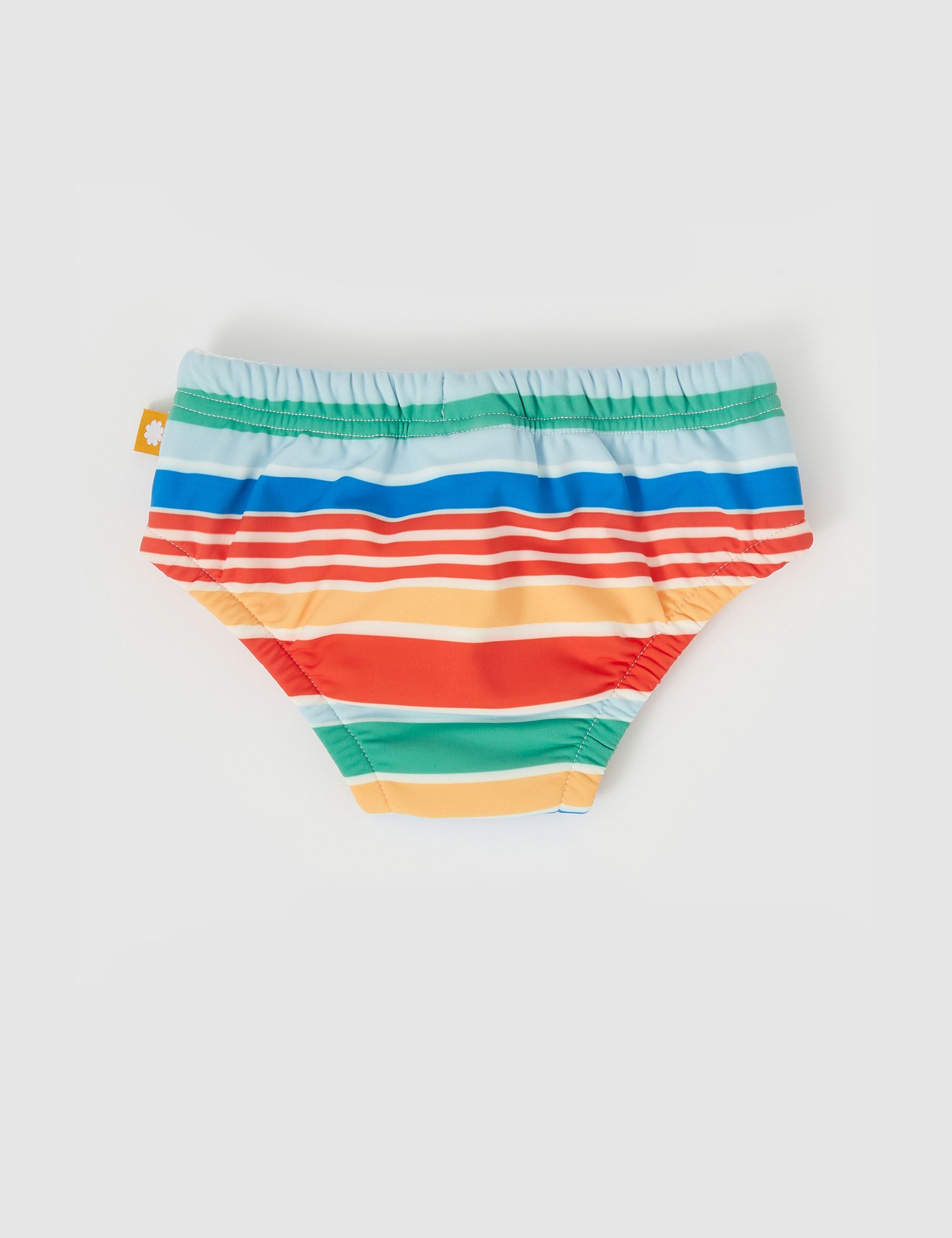 goldie + ace bold stripe swim nappy