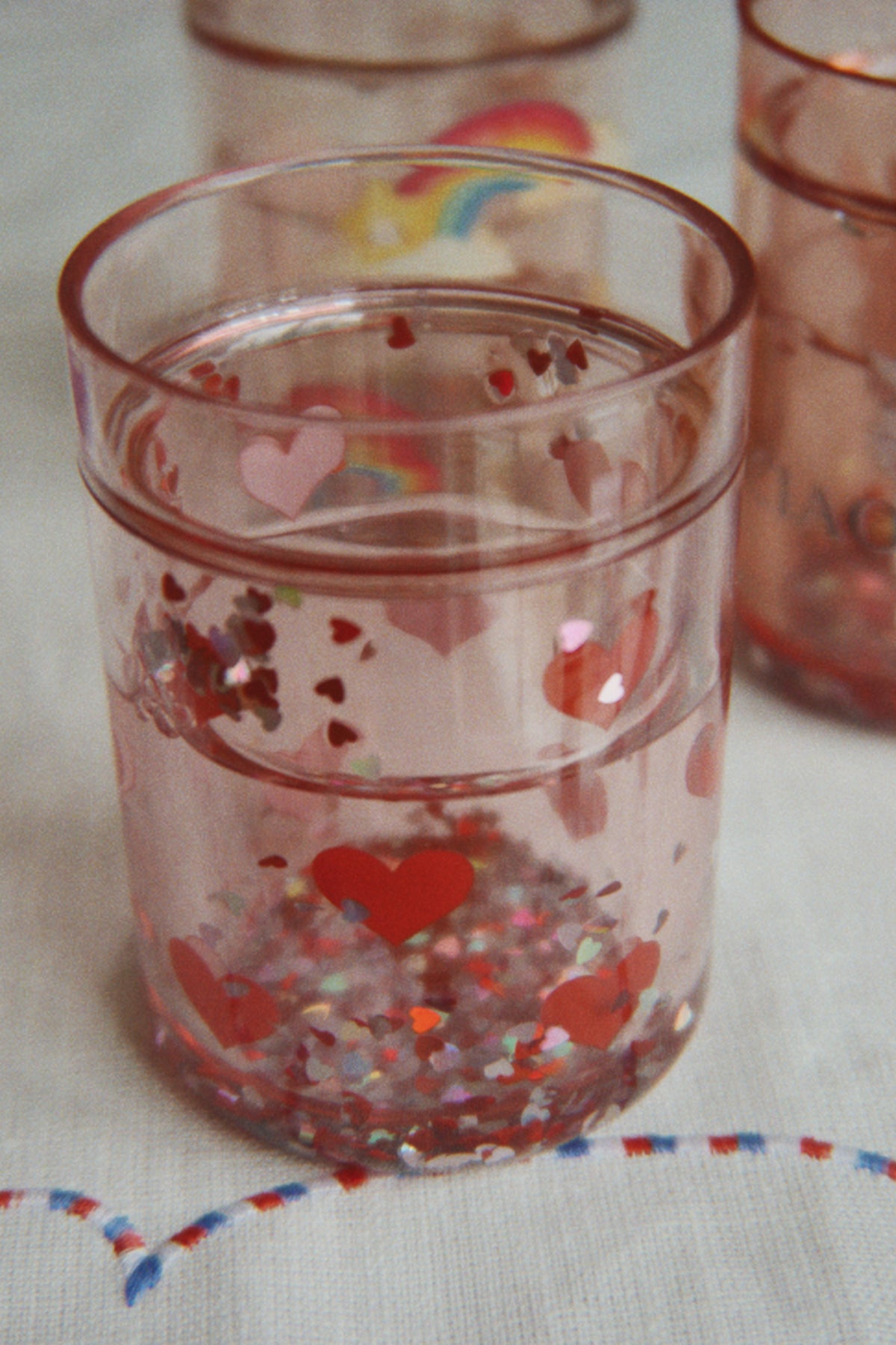 konges sløjd 4 pack glitter cups - multi (pre order)