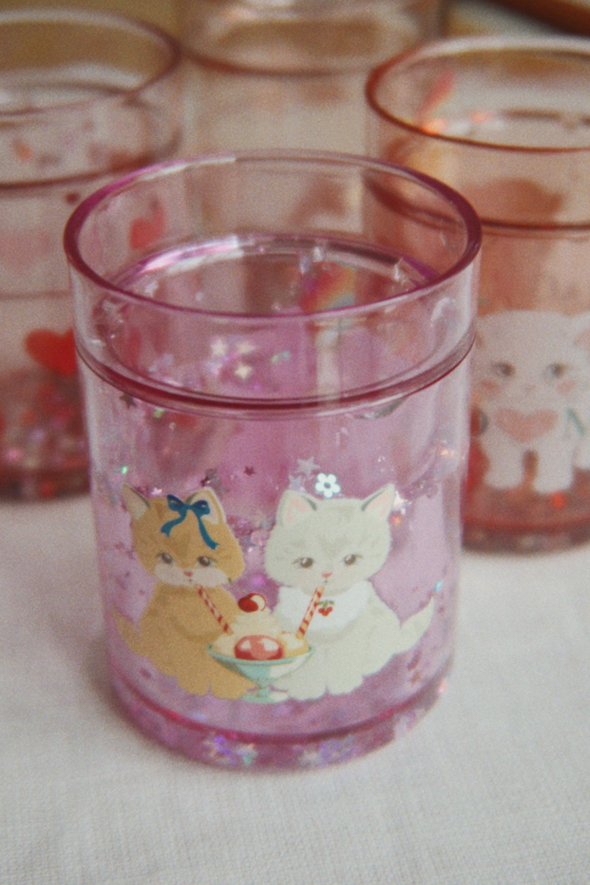 konges sløjd 4 pack glitter cups - multi (pre order)