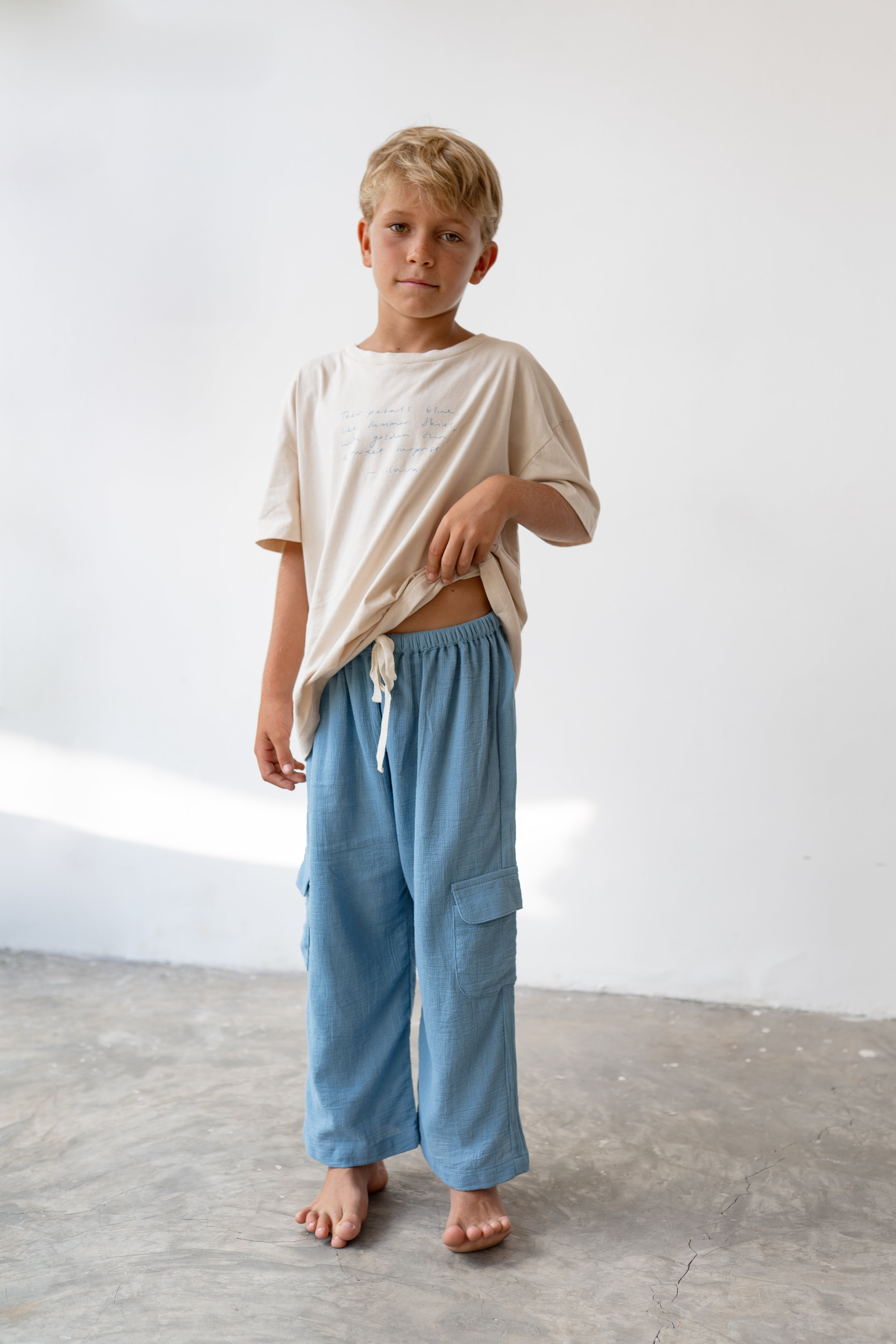 illoura the label hennie pants - cornflower