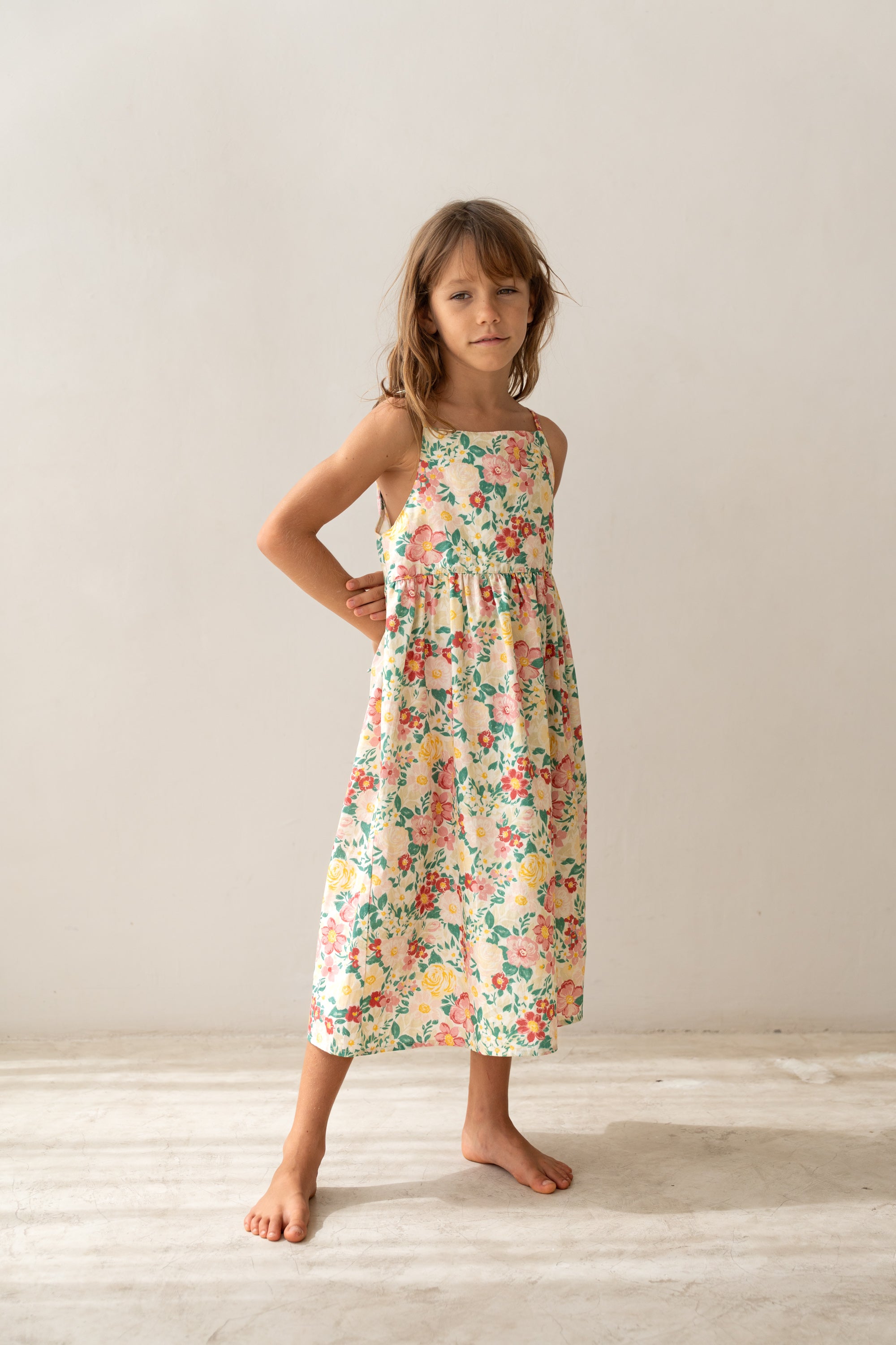 illoura the label field dress - garden floral