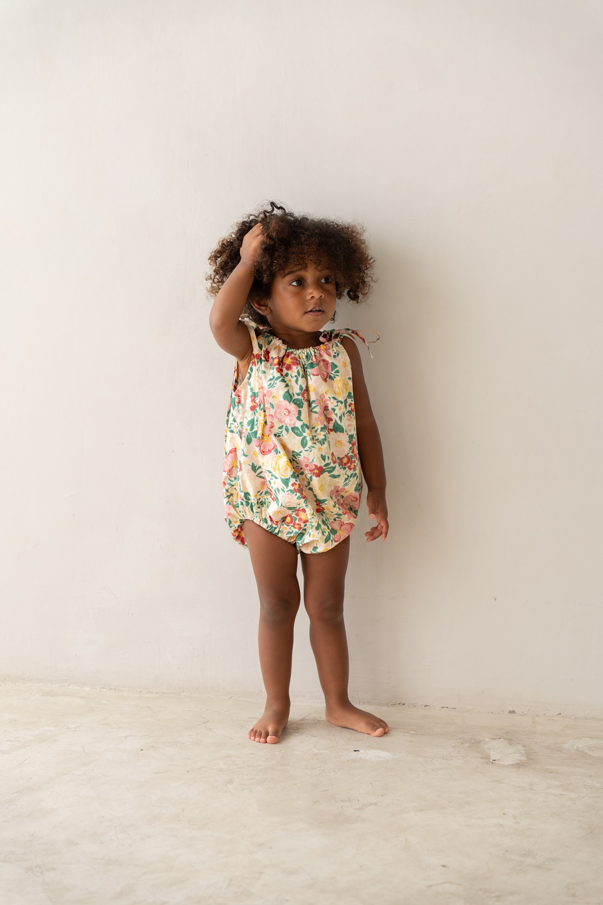 illoura the label lottie romper - garden floral