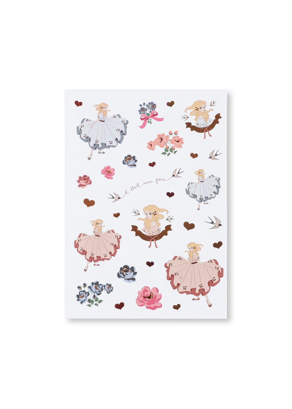 konges sløjd a sticker a day sticker book - rose
