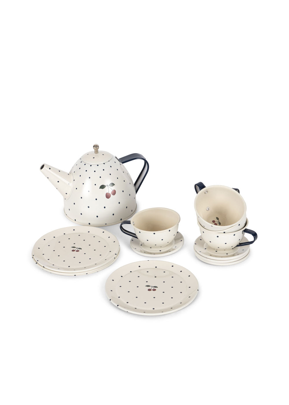konges slojd tea party set - blue dot