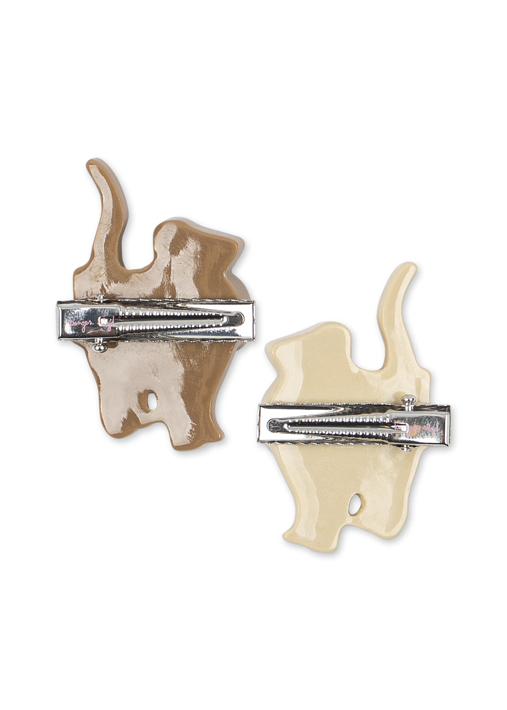 konges slojd 2 pack kitten hair clips - bow kitty (pre order)