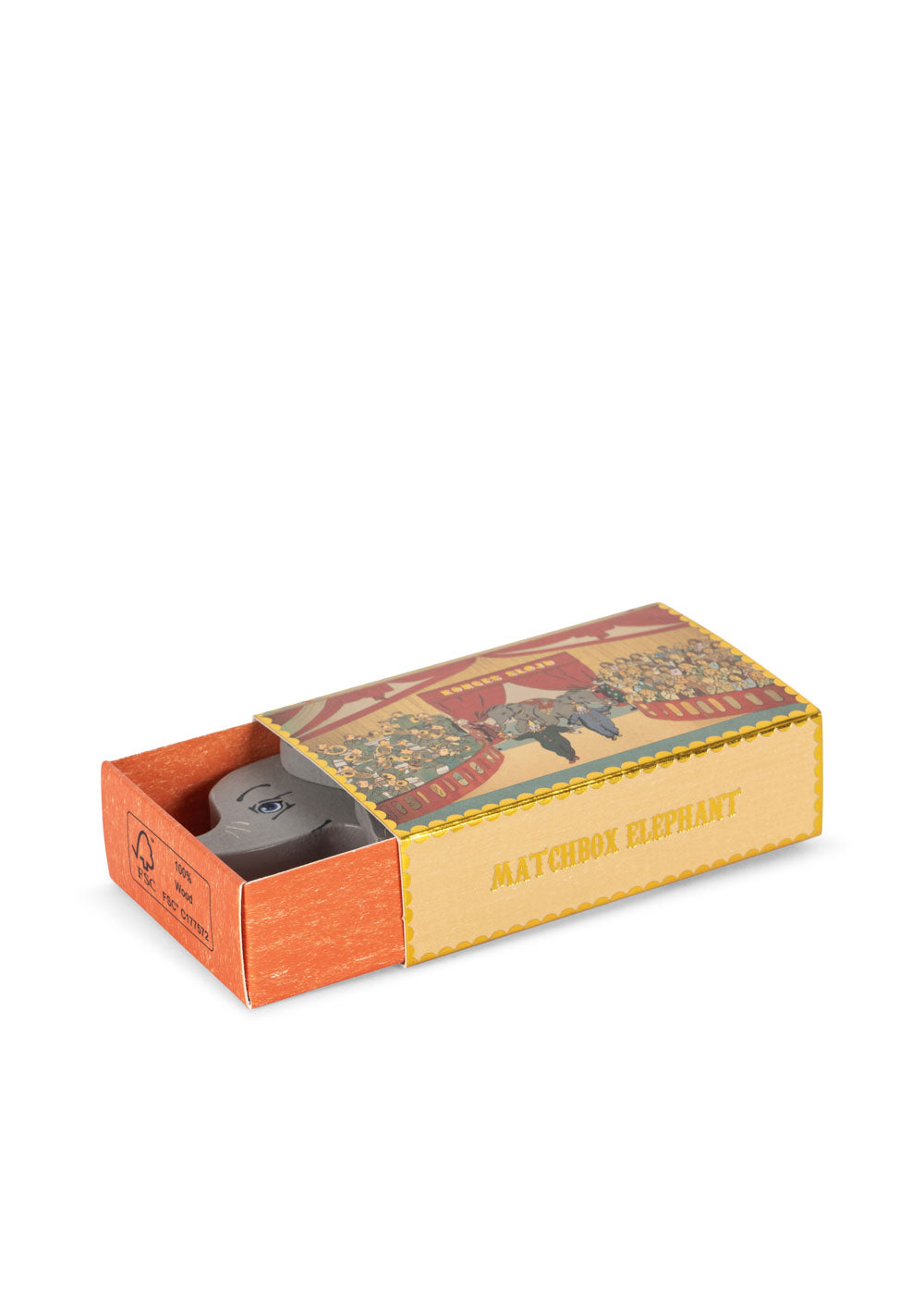 konges slojd matchbox animal fsc - elephant