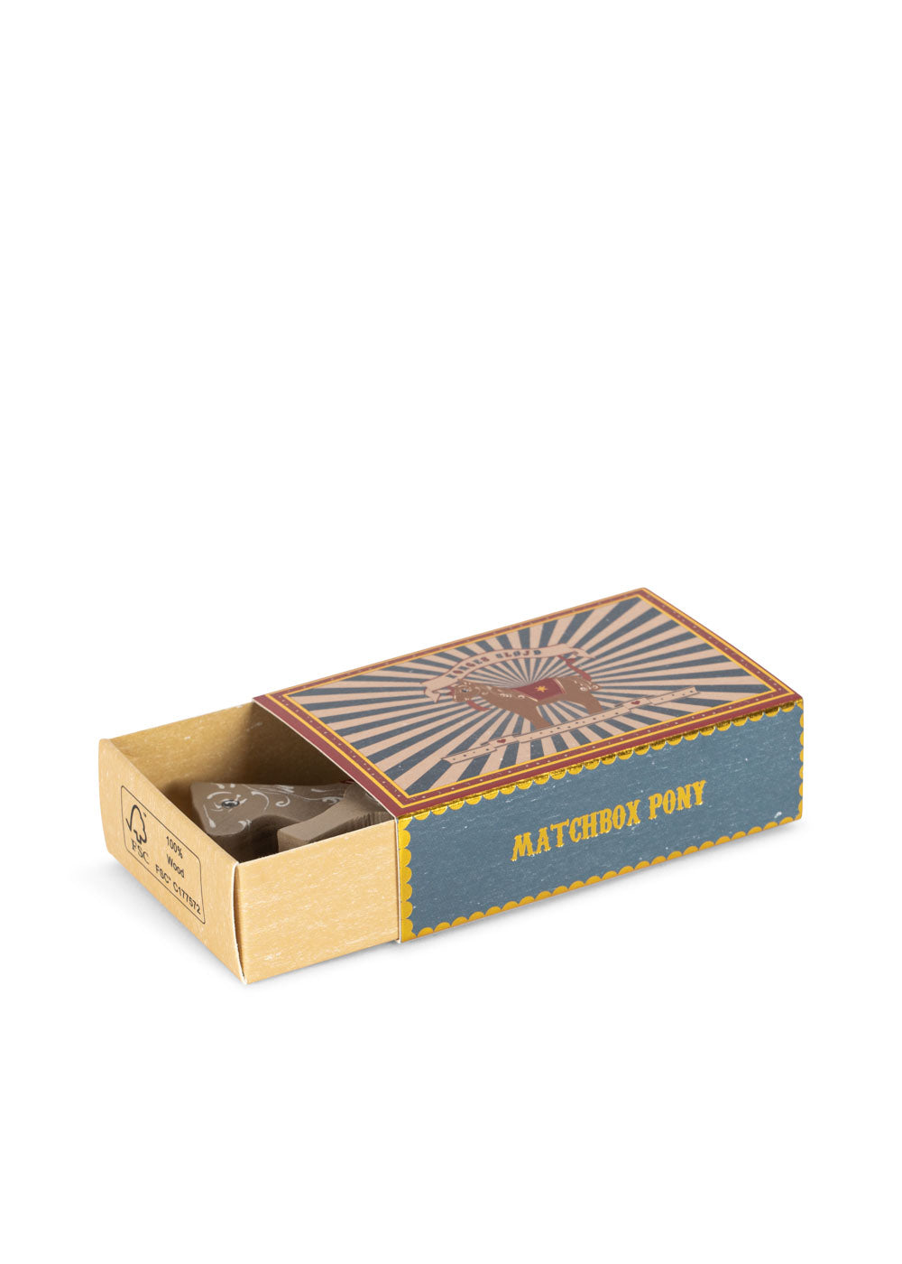konges slojd matchbox animal fsc - horse