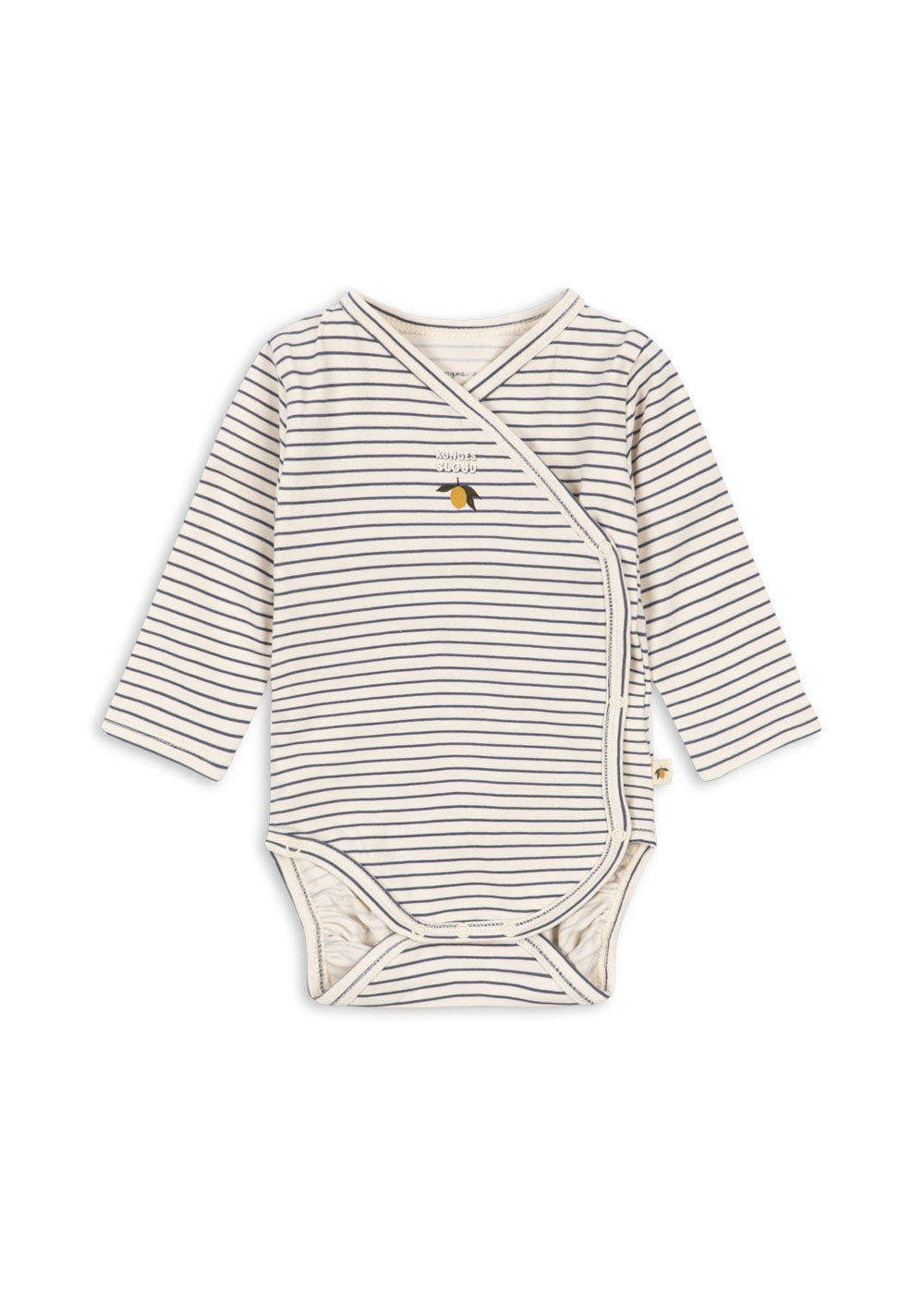konges slojd basic ls newborn body gots - stripe como (pre order)