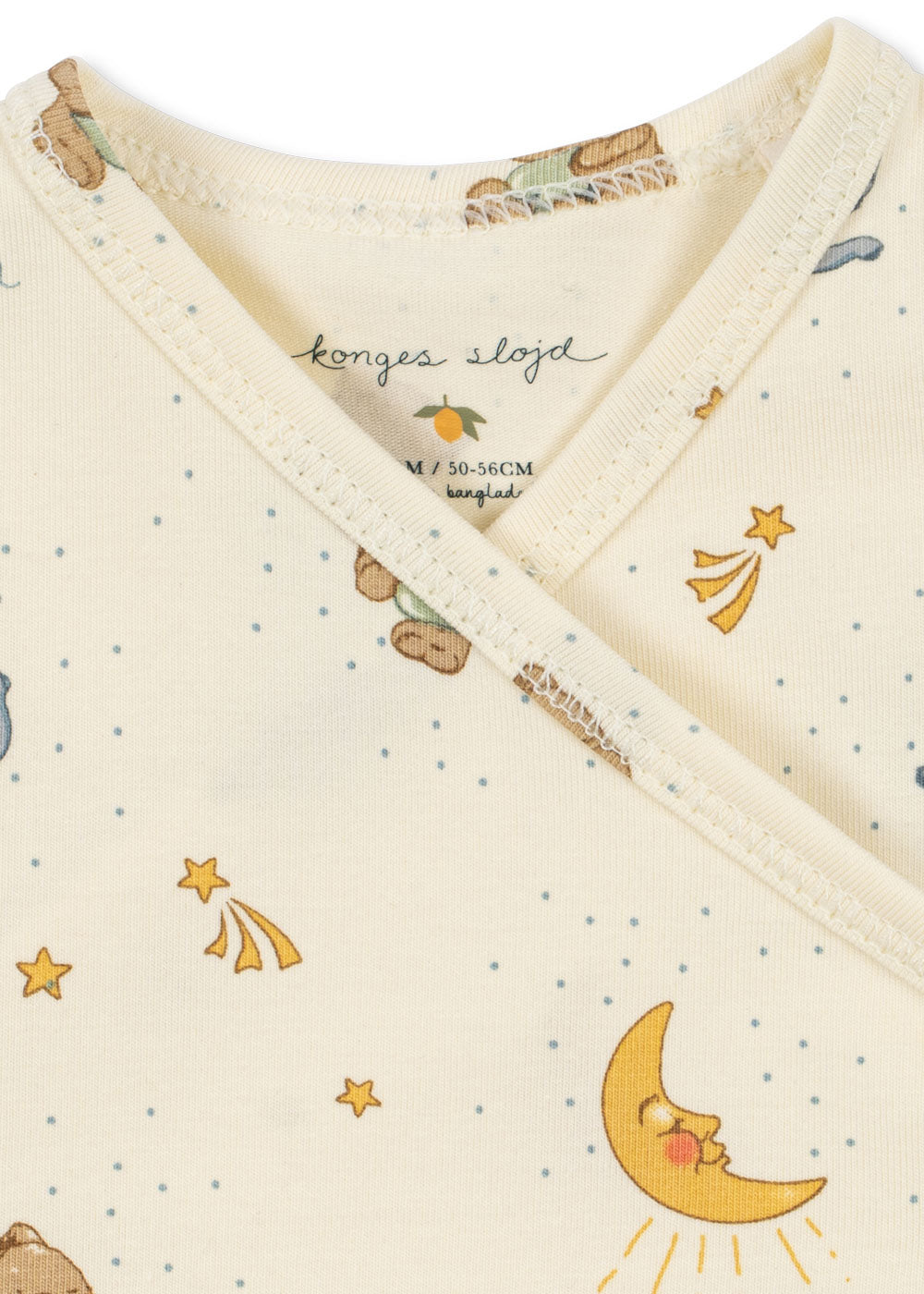 konges slojd basic newborn onesie gots - cucciolo - pre order