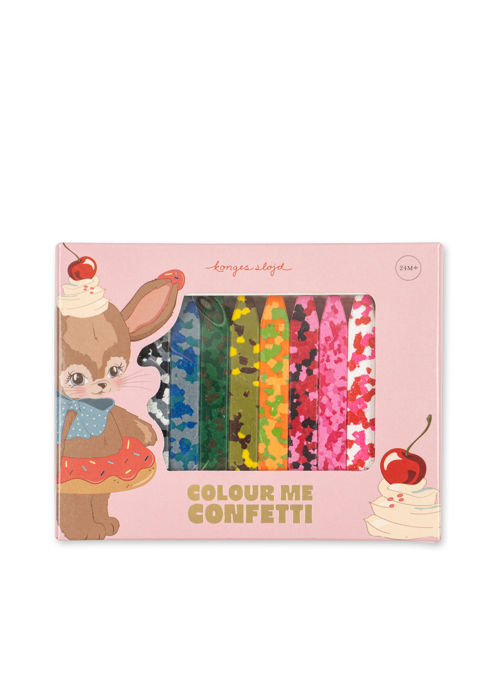 konges slojd confetti crayons - bunny (pre order)
