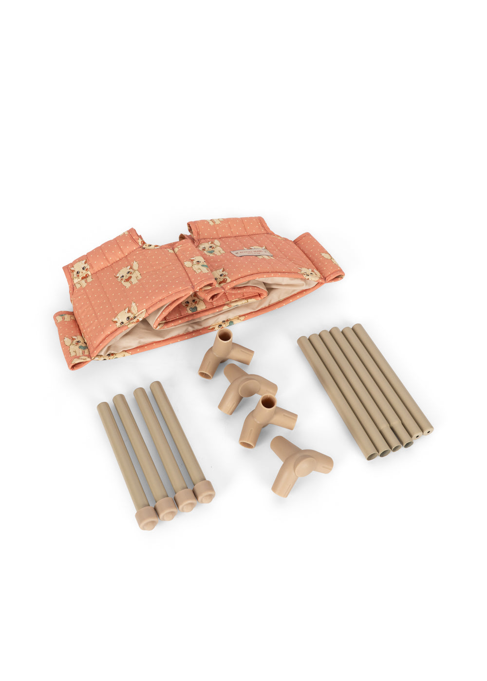 konges sløjd doll travel bed - ciao miao (pre order)