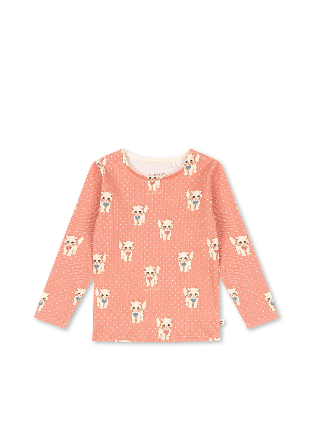 konges slojd ella ls tee gots - ciao miao rose (pre order)