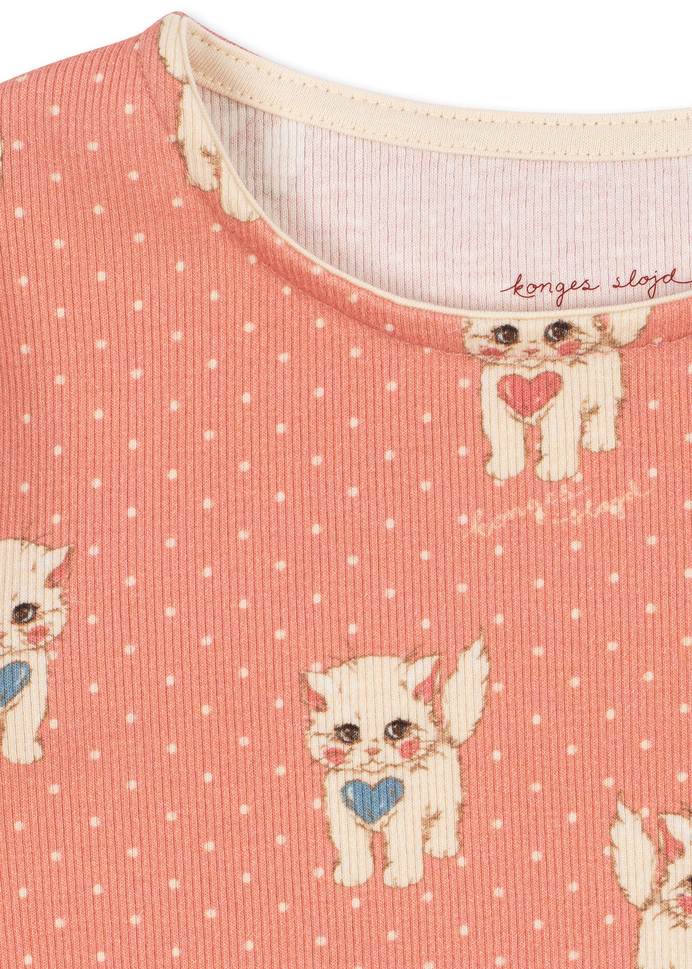 konges slojd ella ls tee gots - ciao miao rose (pre order)