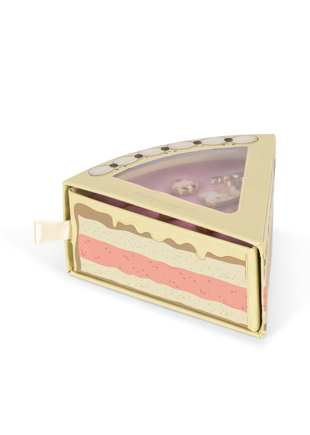 konges slojd kitty sweets ring set - gold (pre order)