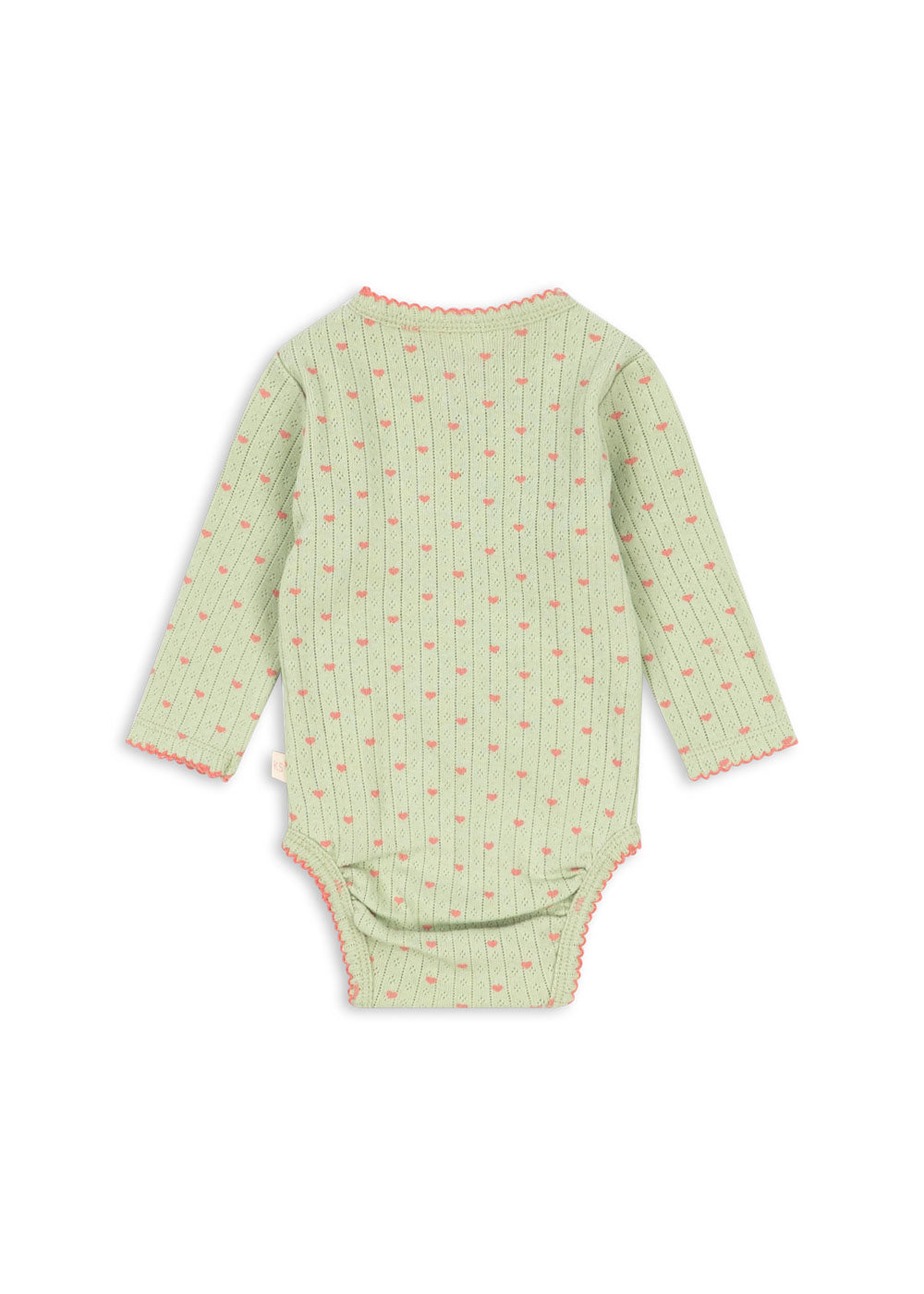 konges slojd minnie newborn body gots - couer lint (pre order)