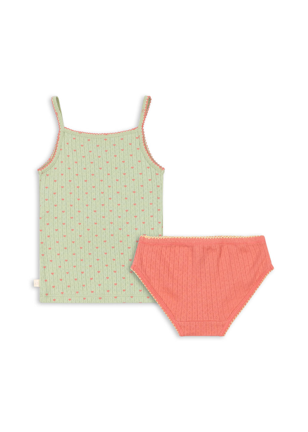 konges slojd minnie underwear gots set - coeur lint (pre order)