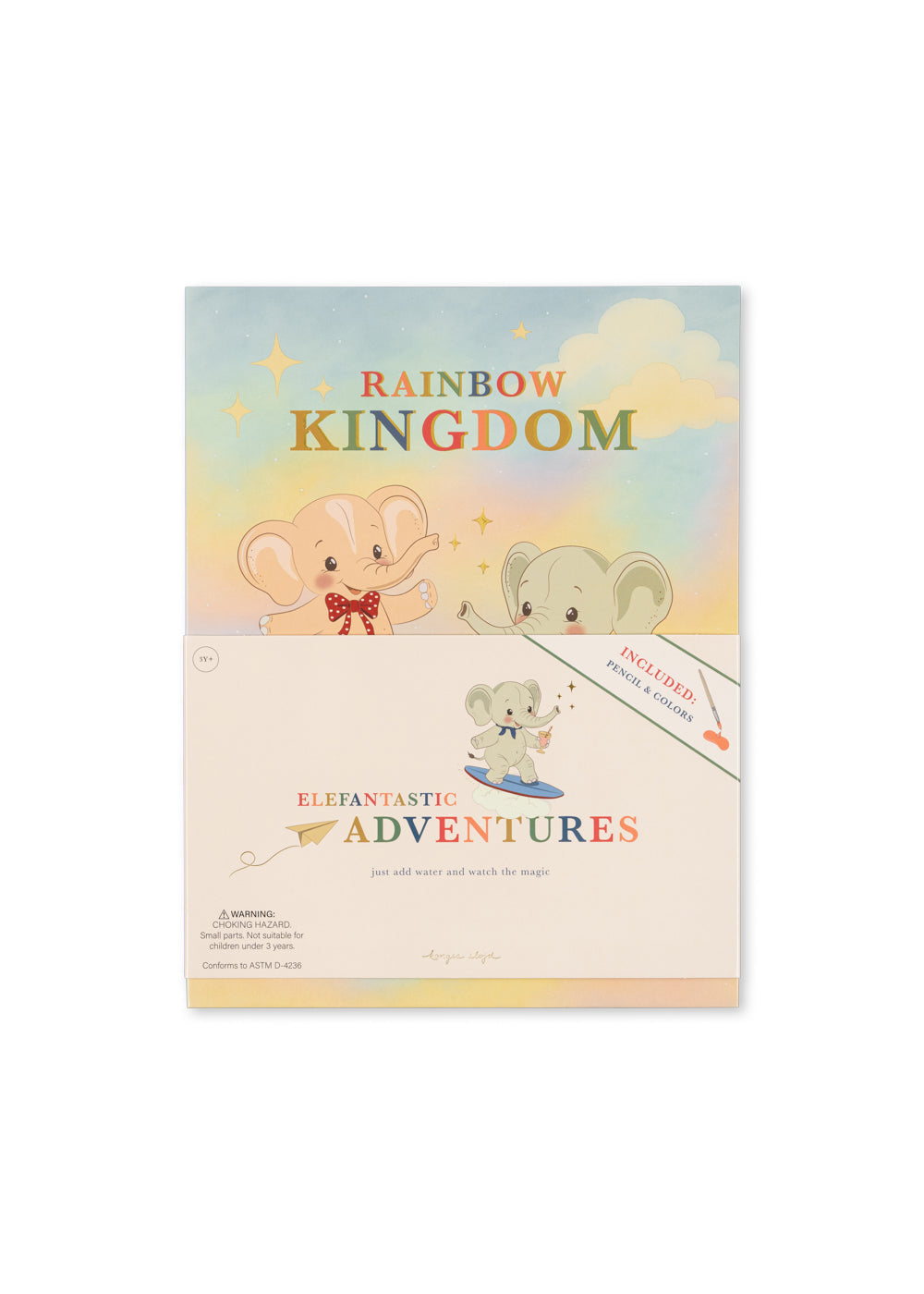 konges slojd rainbow watercolour book (pre order)