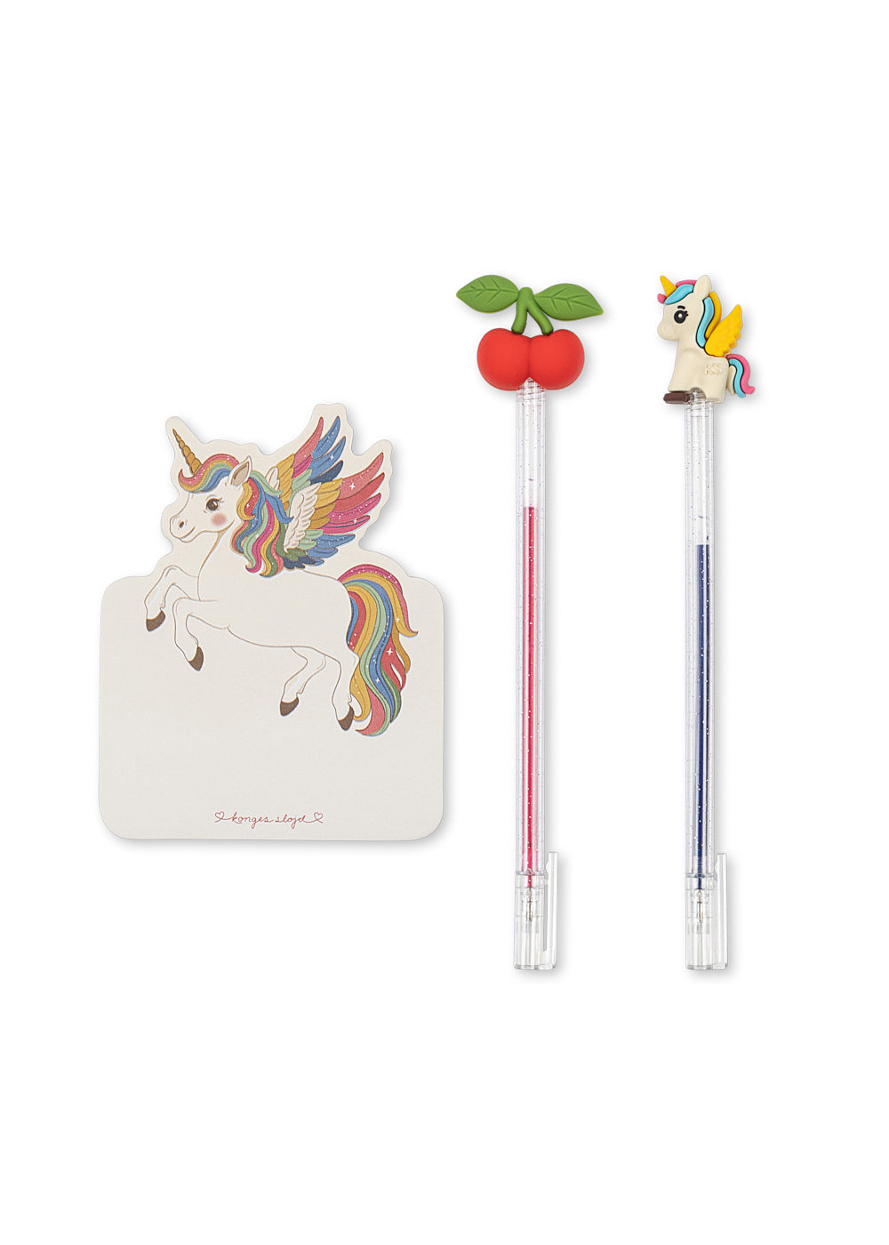 konges sløjd pencil friends - cherry / unicorn