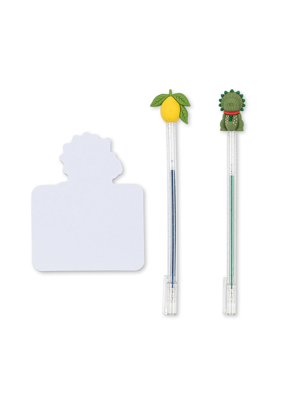 konges sløjd pencil friends - lemon / dino