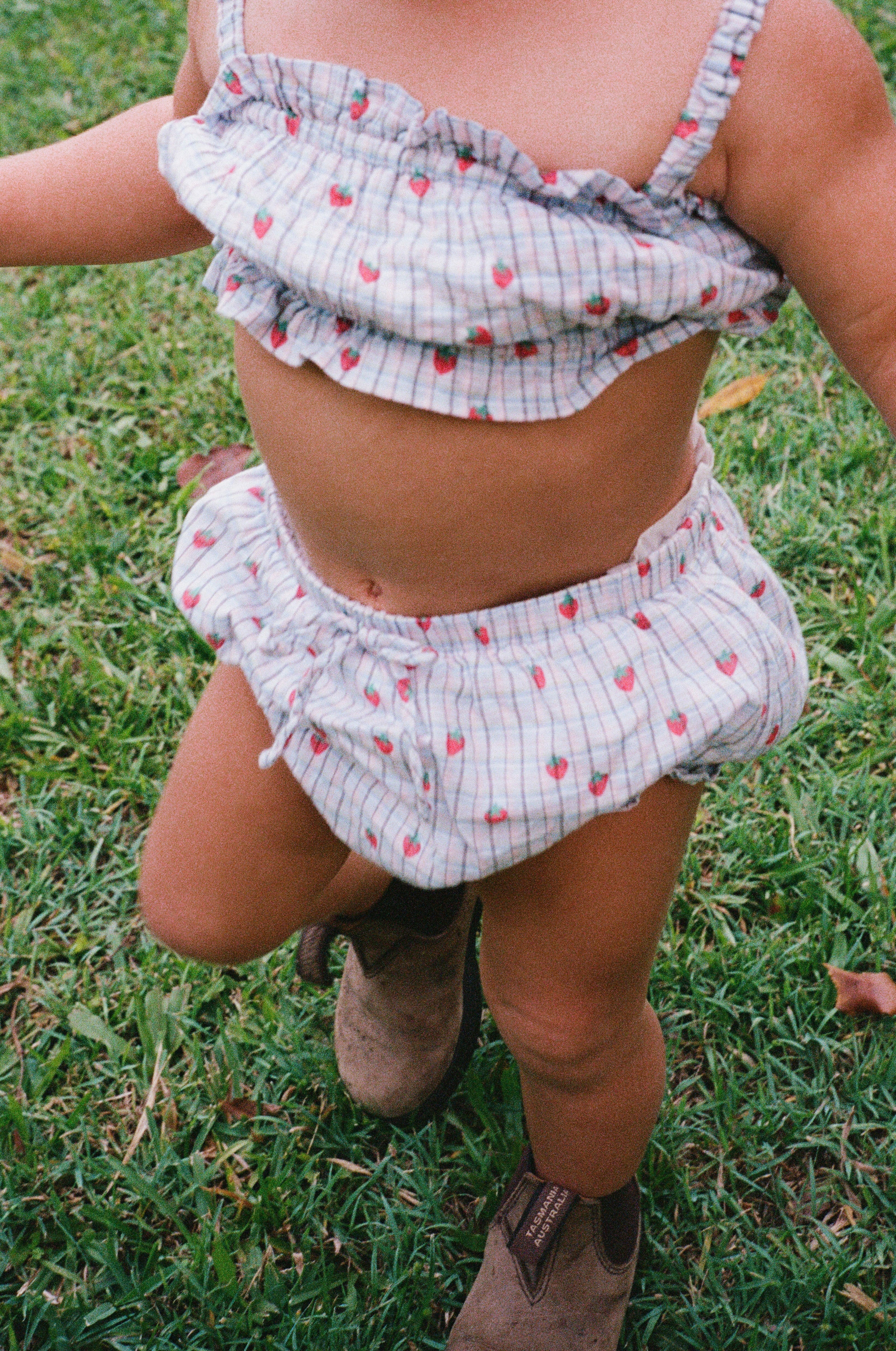 juni jnr poet bloomers - strawberry check